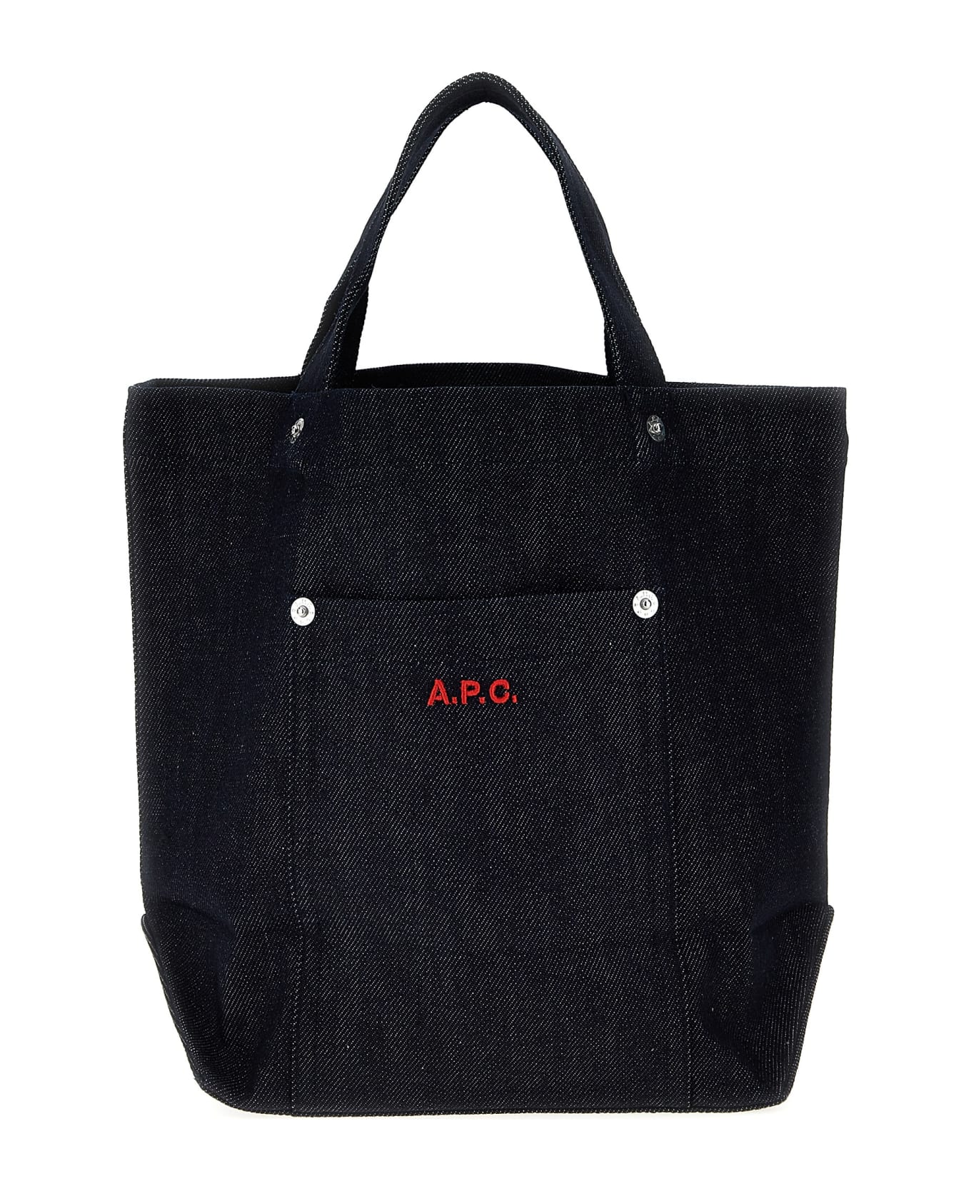 A.P.C. Thais Mini Shopping Bag - INDIGO トートバッグ