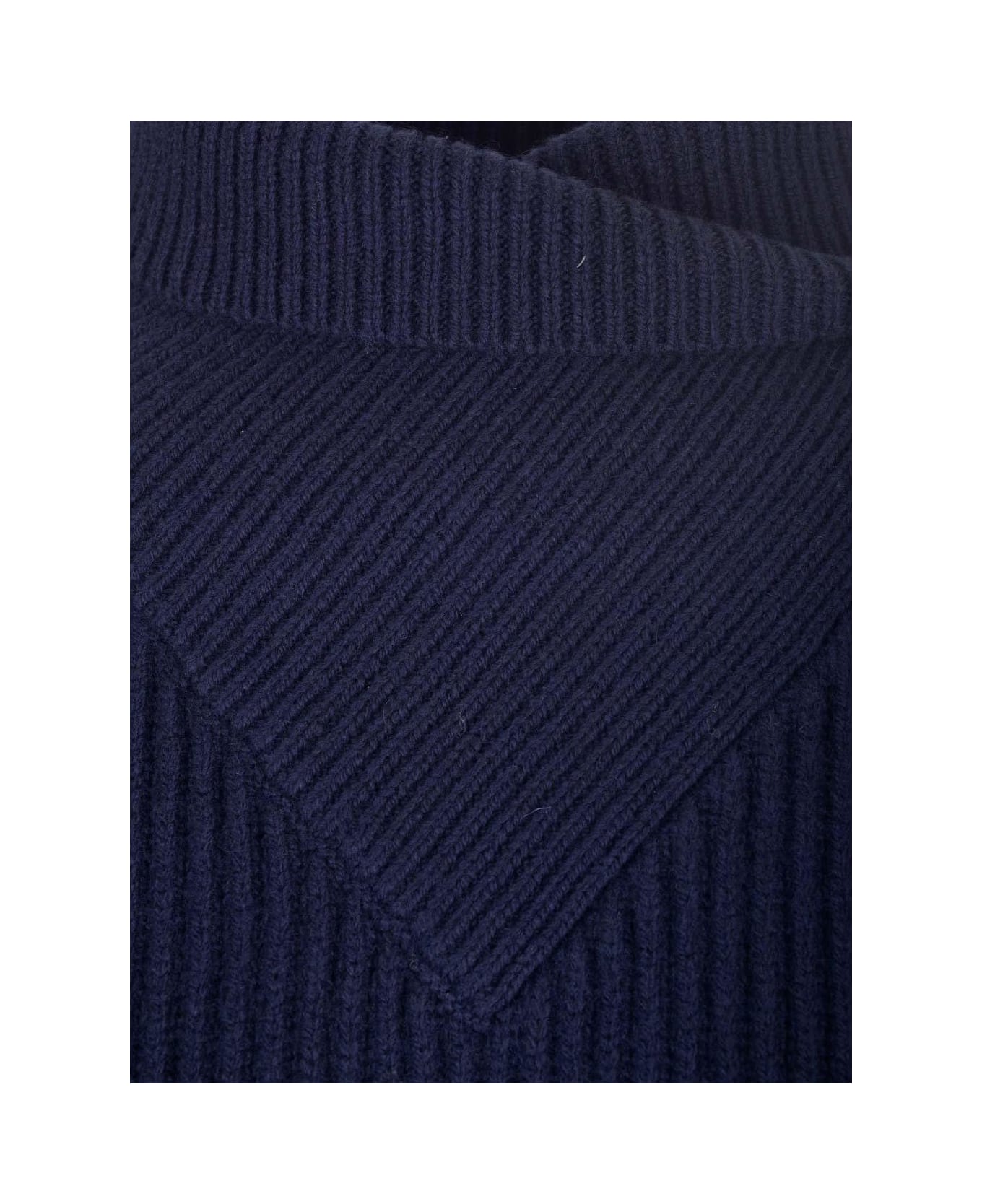 Totême High-neck Knitted Jumper - NAVY ニットウェア
