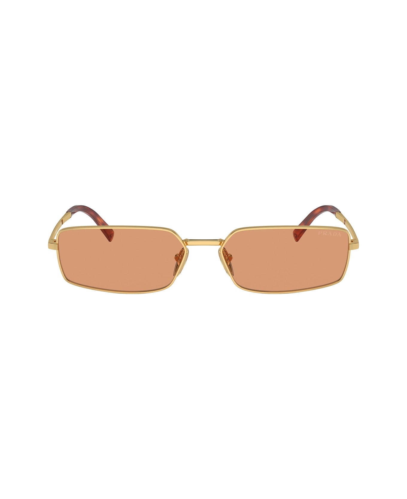 Prada Eyewear Prada Pra60s Prada Signature 5ak07v Oro Sunglasses - Oro