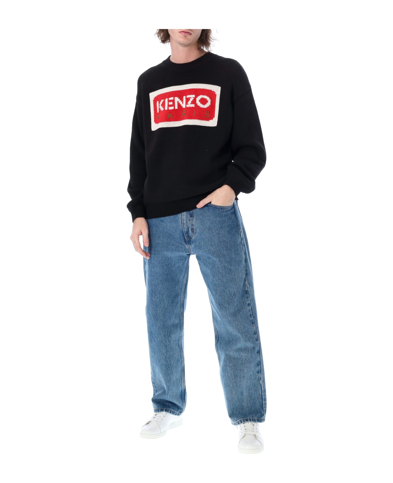 Kenzo Paris Logo Jumper - BLACK