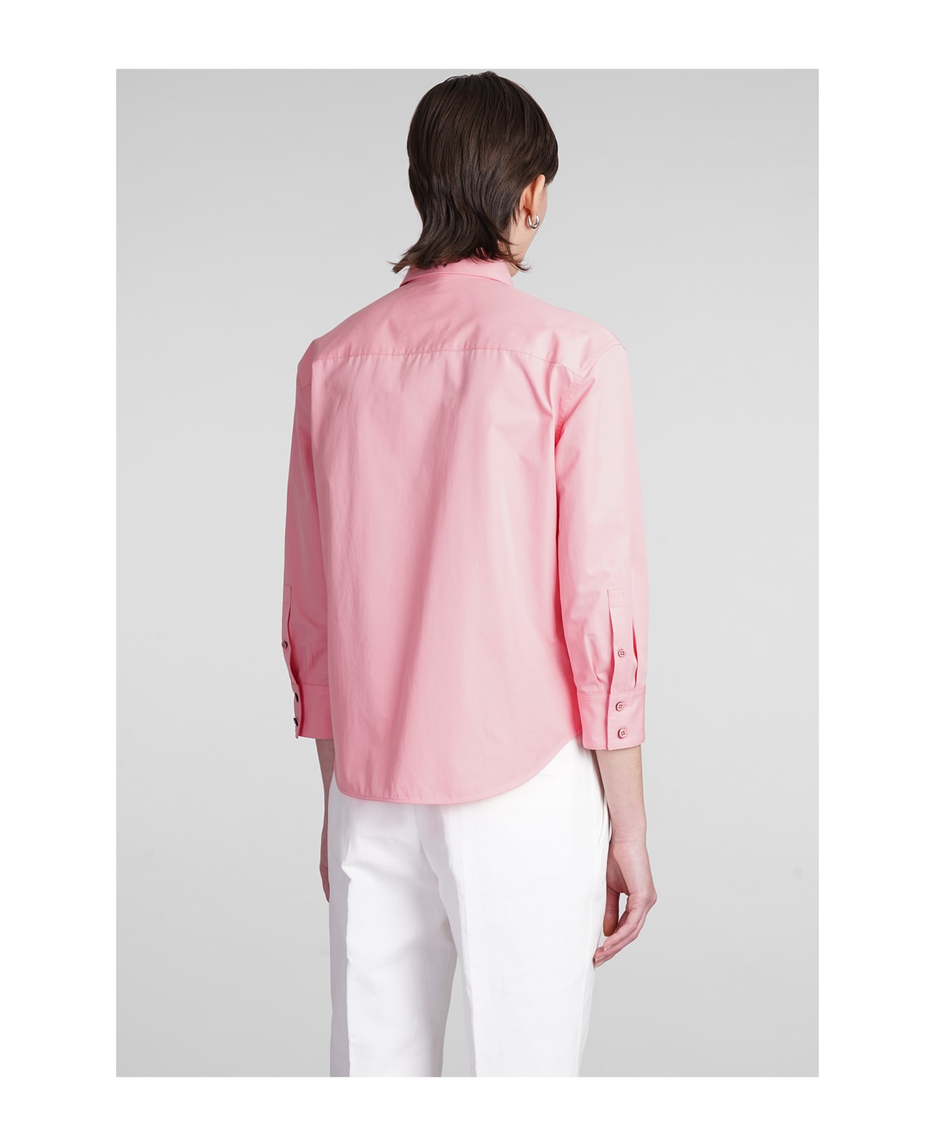 Jil Sander Shirt In Rose-pink Cotton - rose-pink
