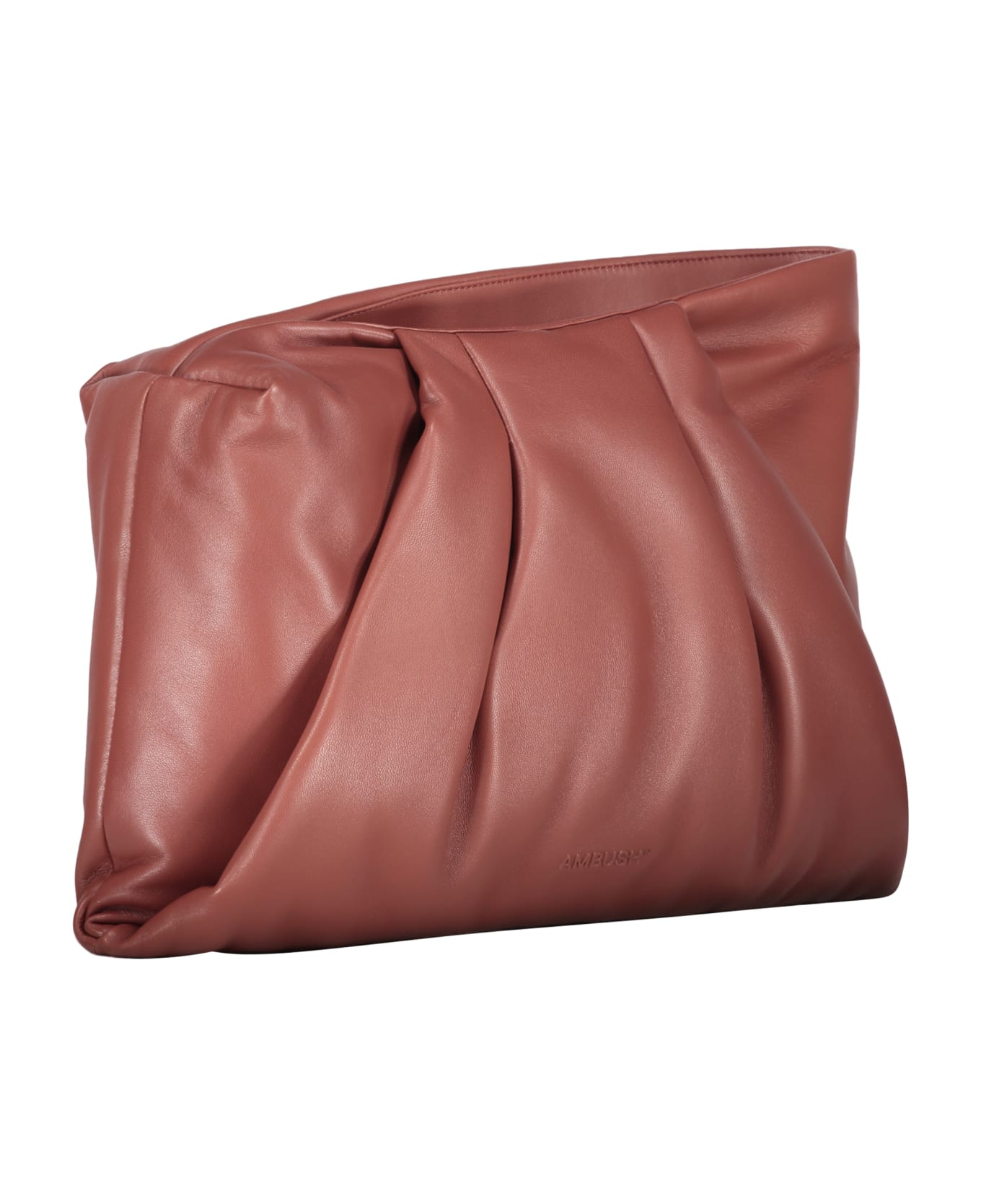 AMBUSH Leather Clutch - brown クラッチバッグ