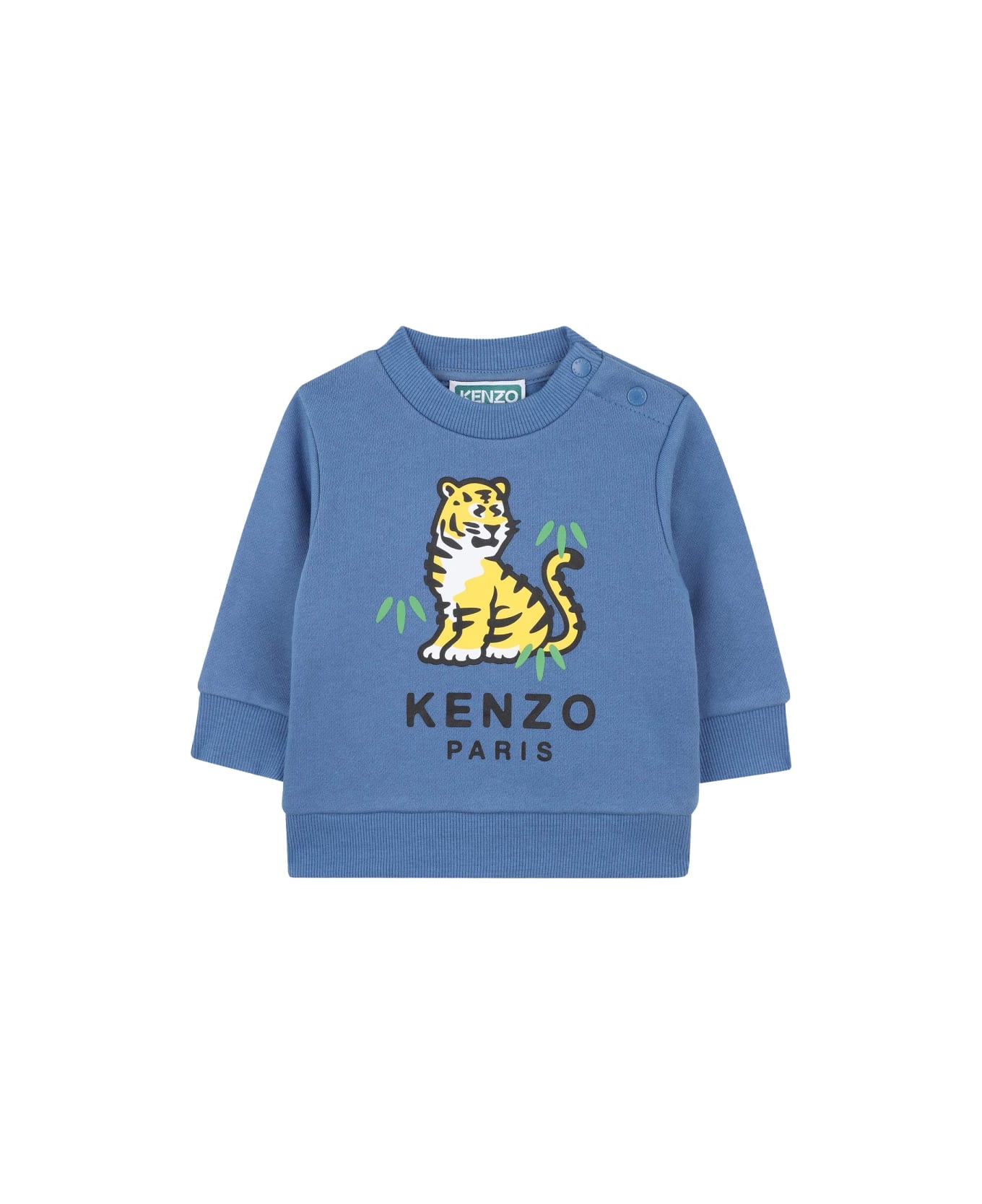 Kenzo Jersey Set With Pants - BLUE