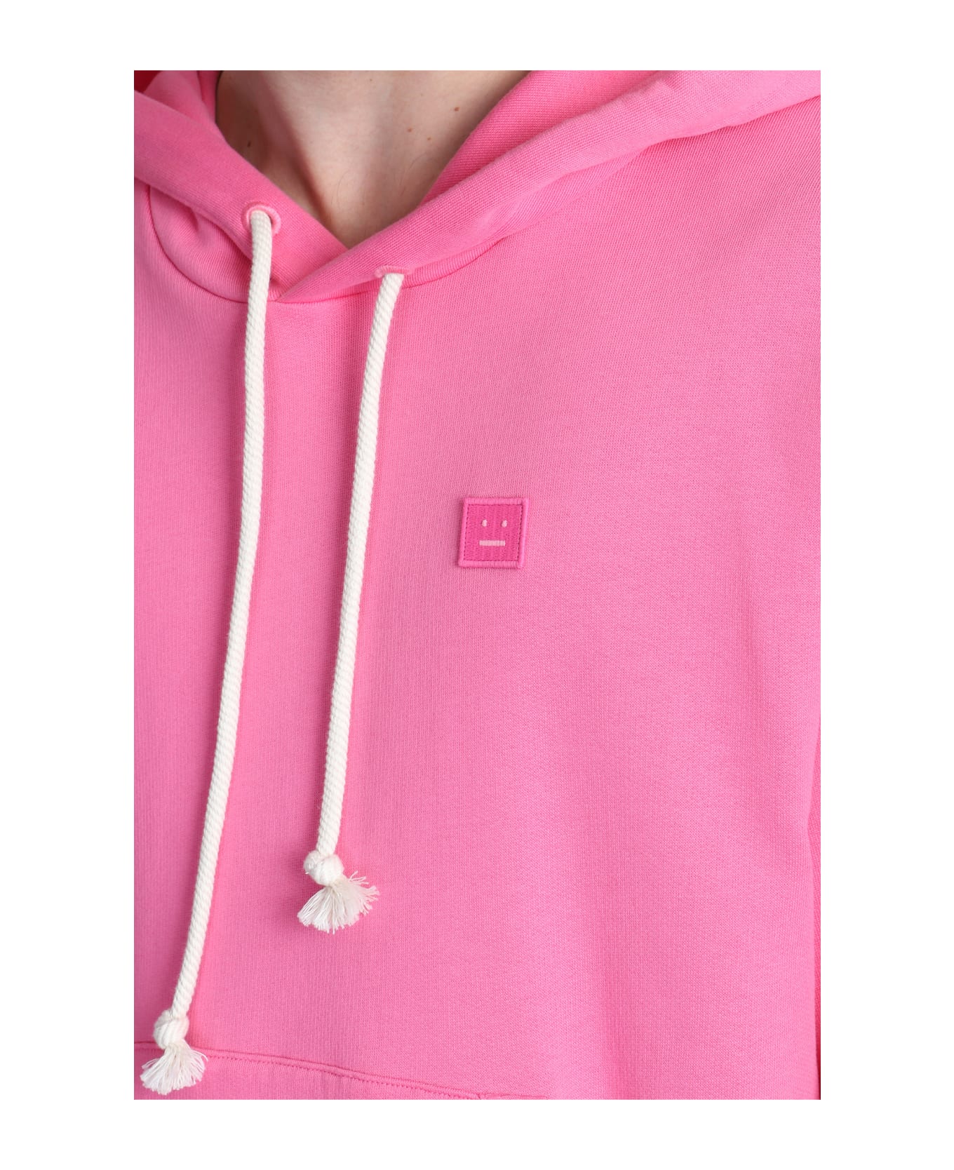 Acne Studios Sweatshirt In Rose-pink Cotton - rose-pink フリース