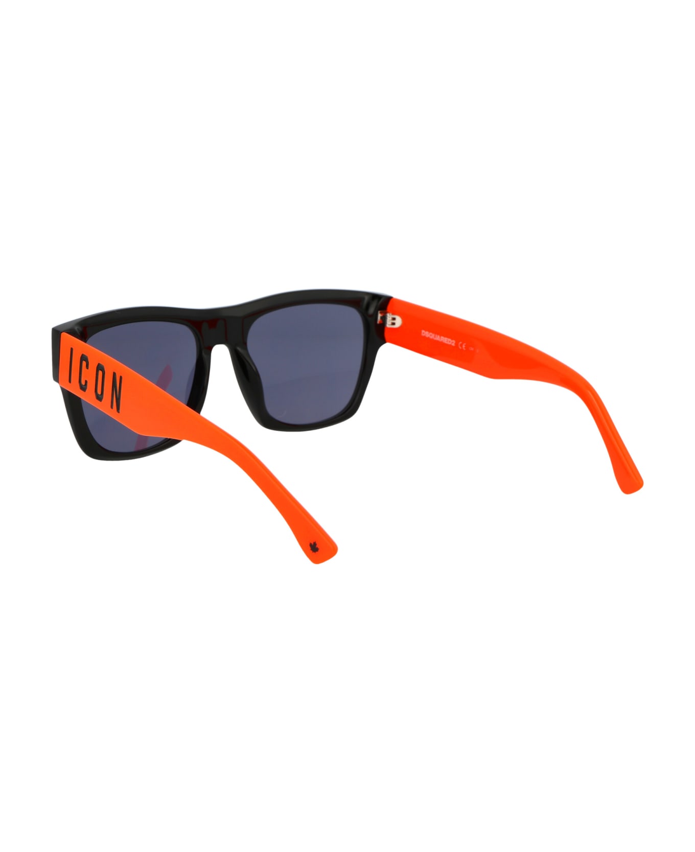 Dsquared2 Eyewear Icon 0004/s Sunglasses - 8LZ7Y BLACK ORANGE サングラス