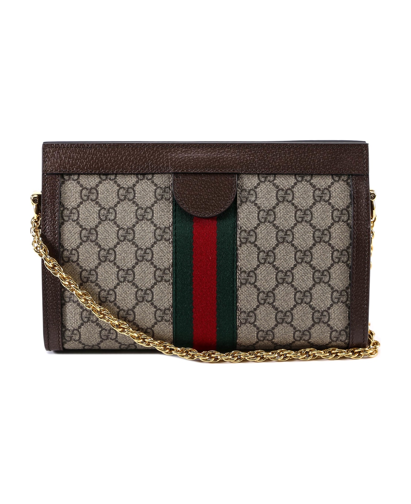 Gucci Ophidia Shoulder Bag - Brown