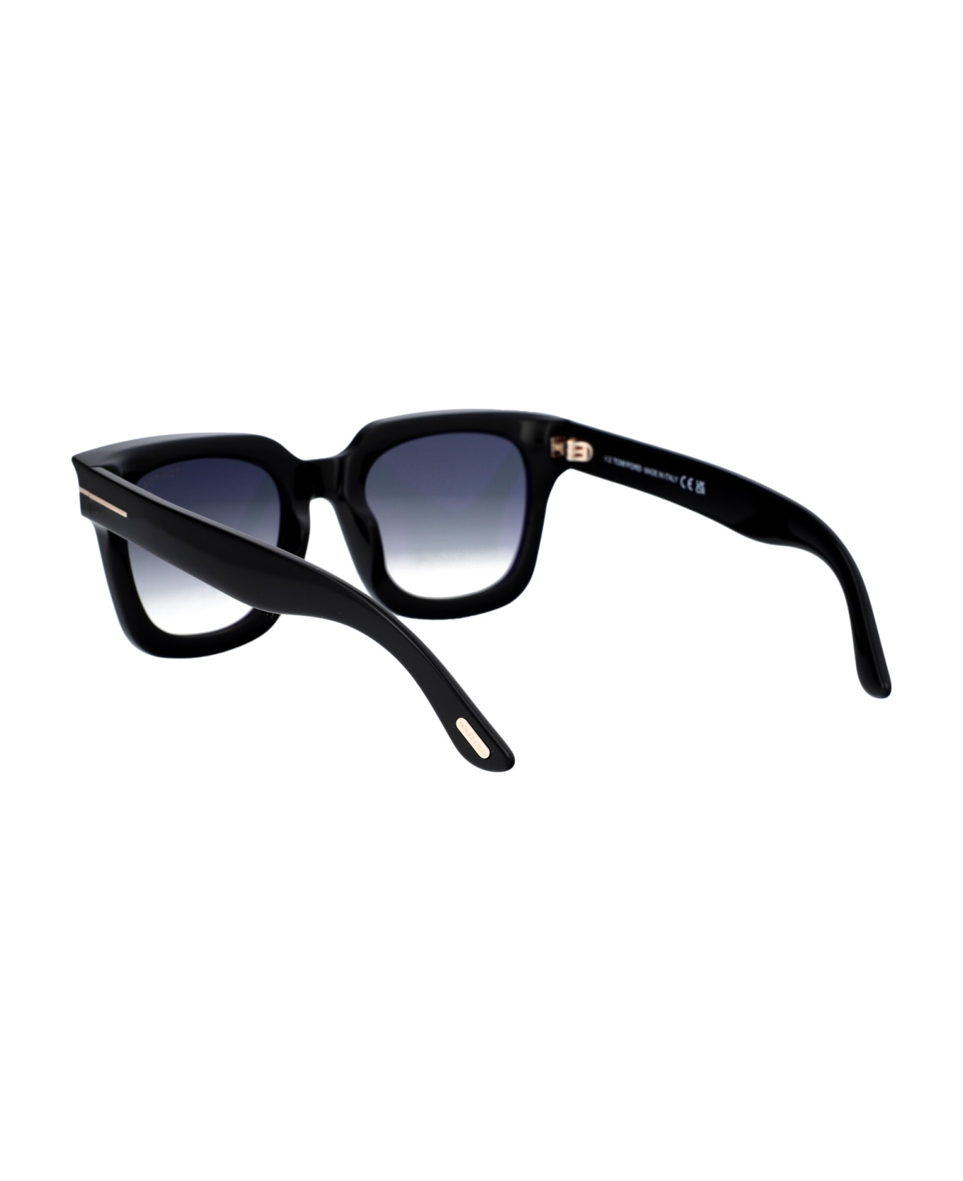 Tom Ford Eyewear Leigh-02 Sunglasses - 01B Nero Lucido / Fumo Grad