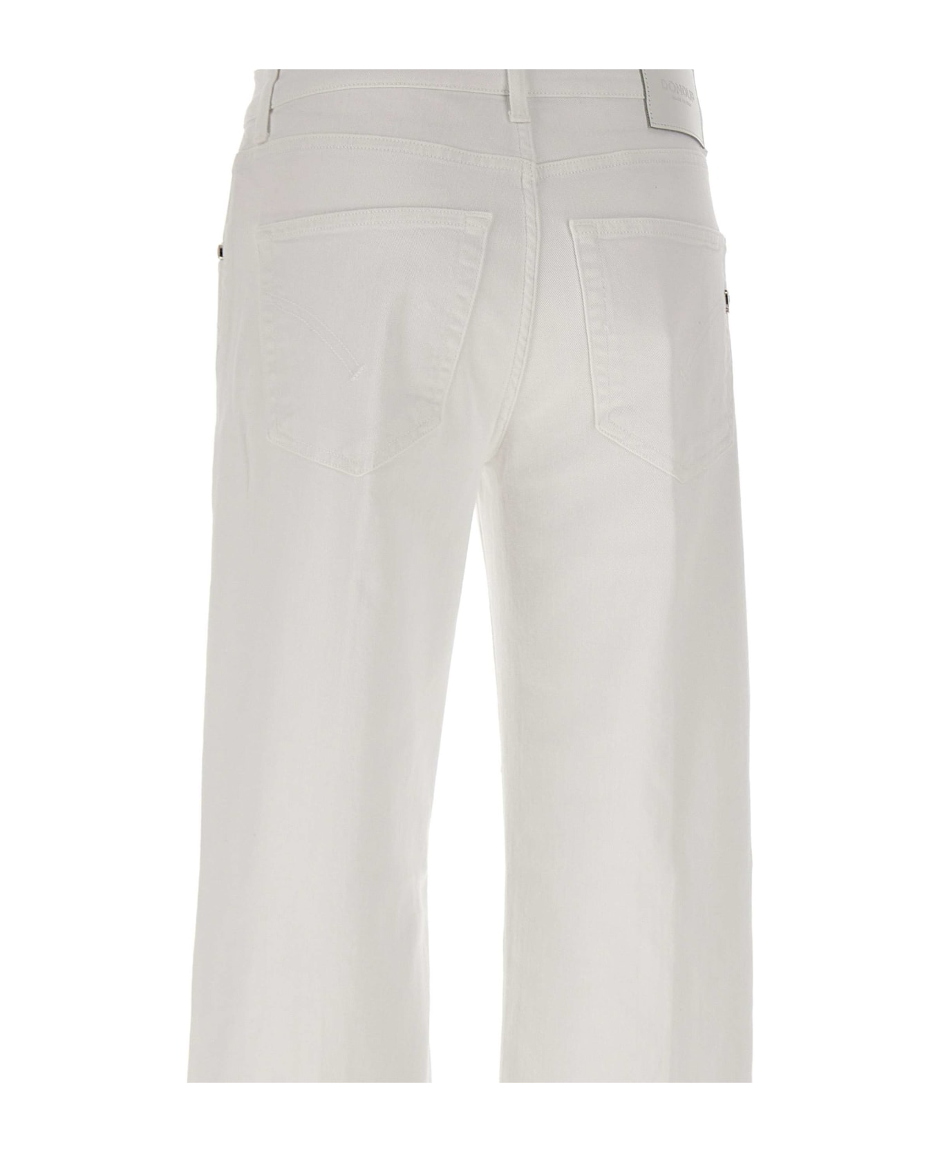 Dondup "jacklyn" Cotton Jeans - WHITE