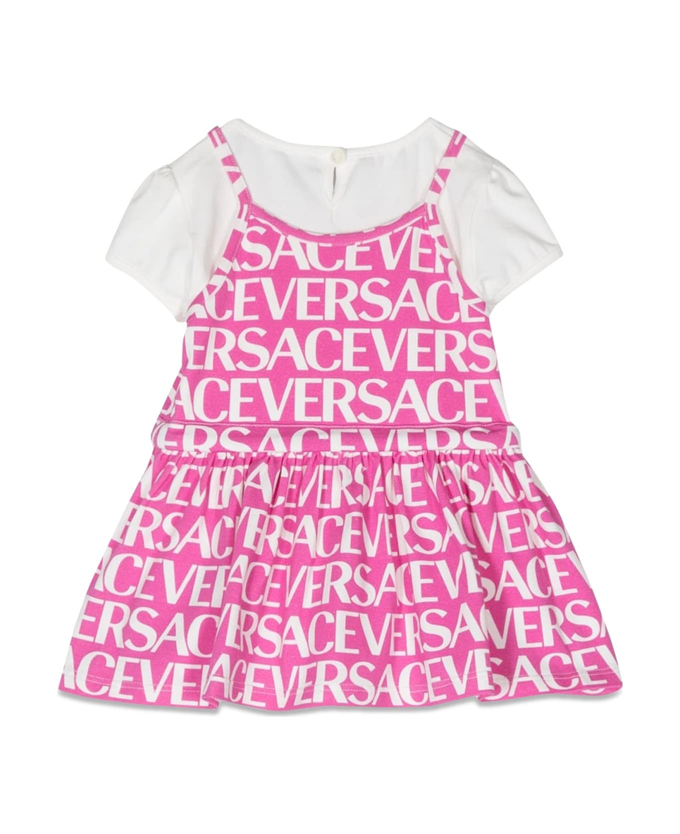 Versace Mc Logo Allover Dress - MULTICOLOR