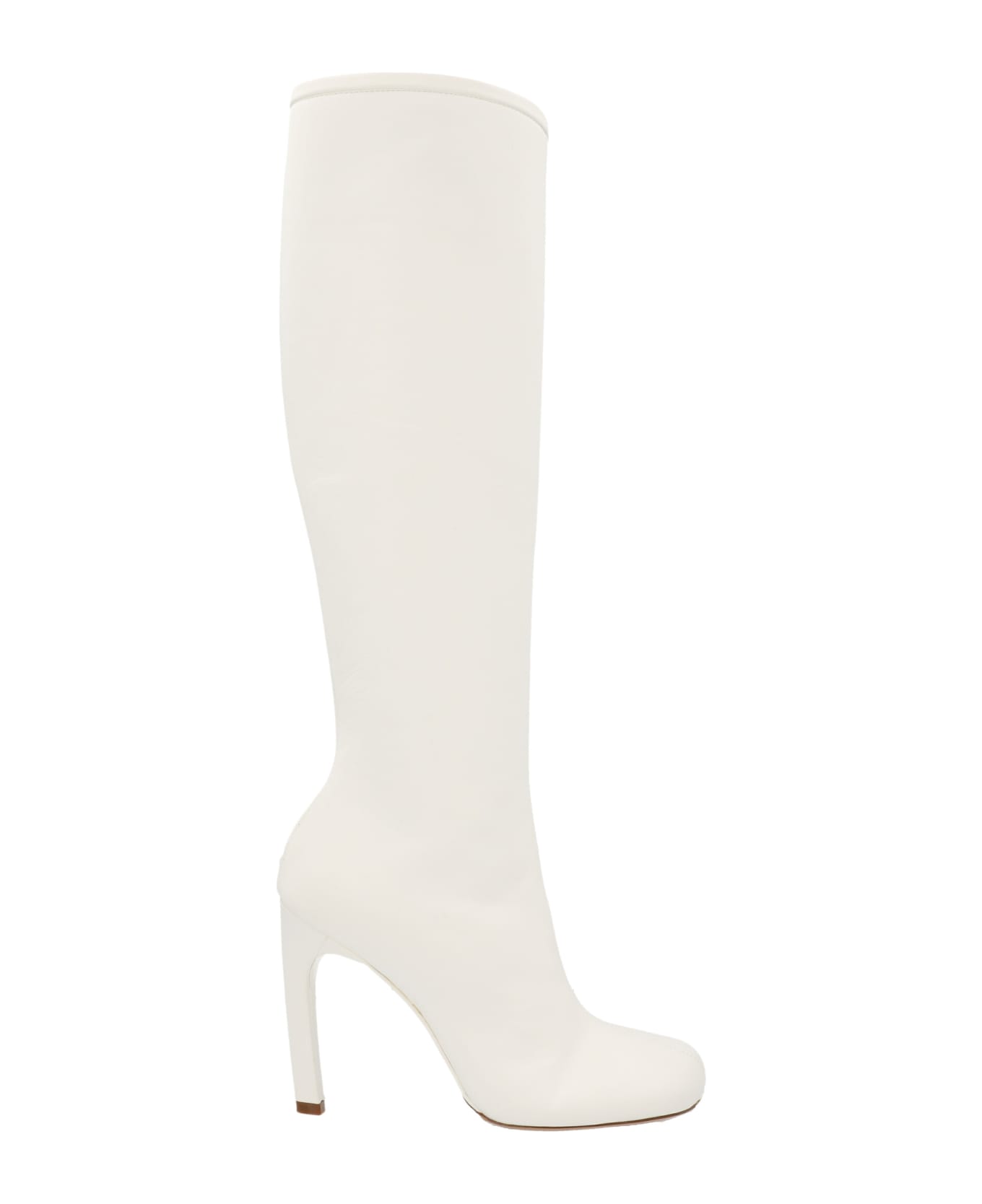 Dries Van Noten Leather Boots - White