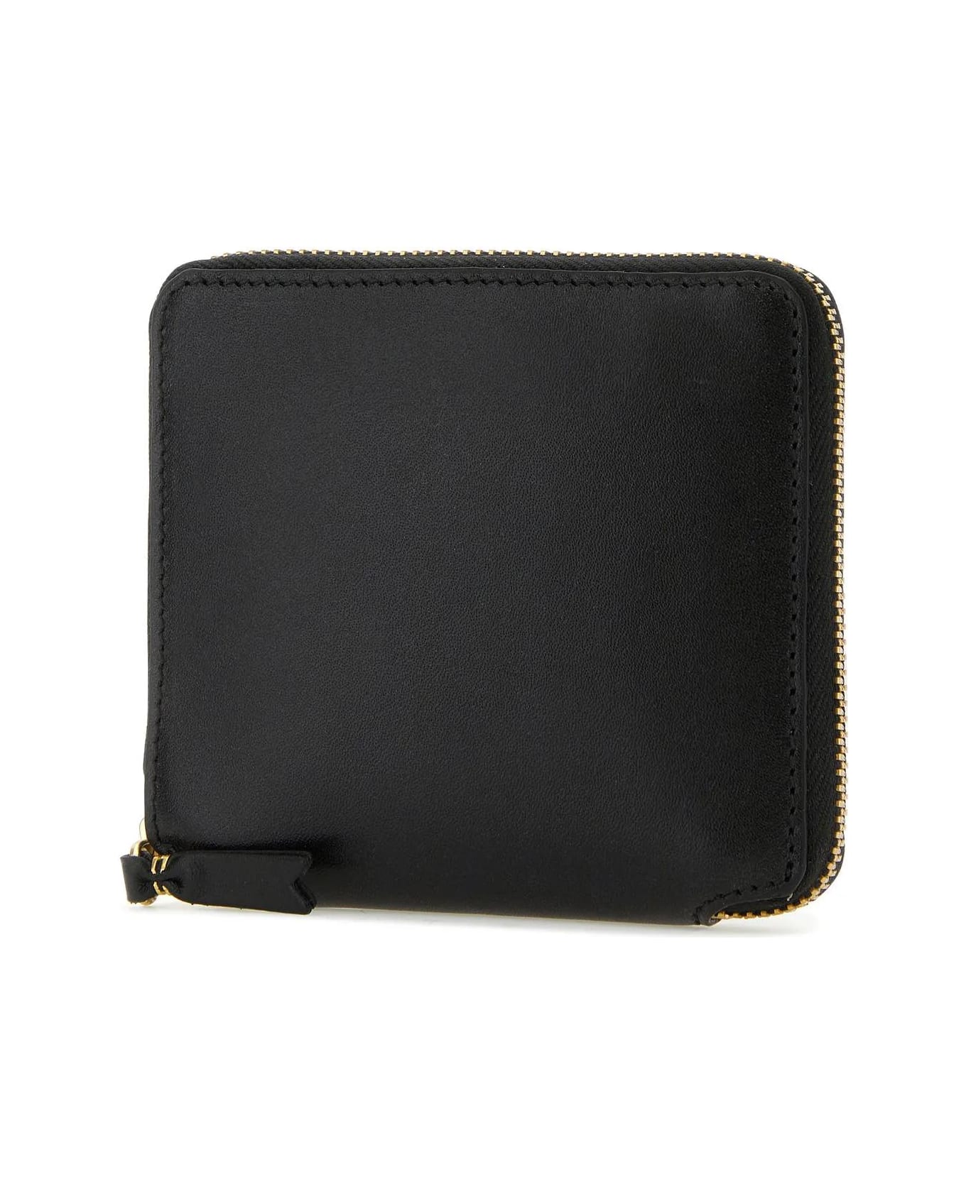 Comme des Garçons Wallet Black Leather Wallet - BLACK