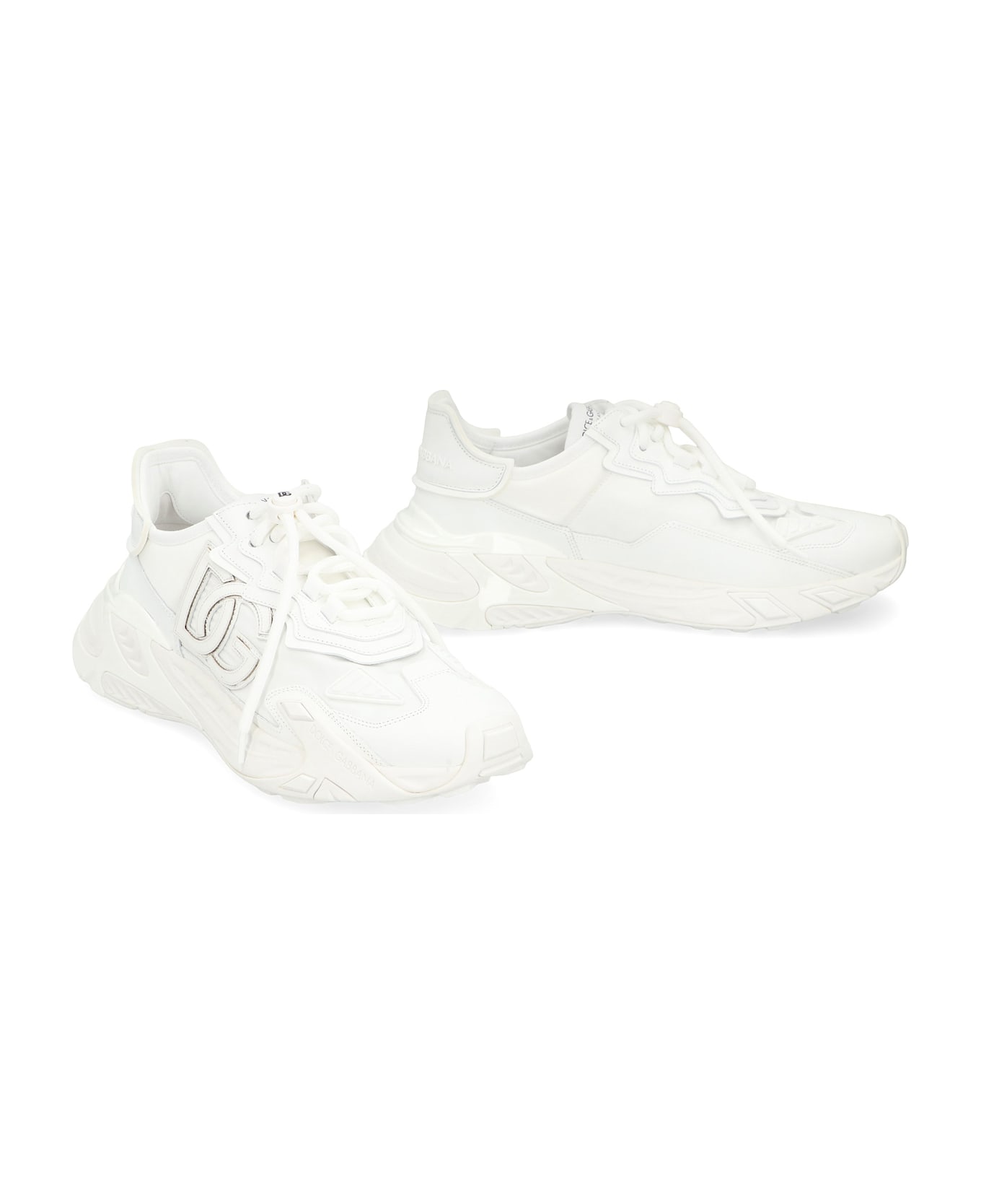 Dolce 
Gabbana Sneakers Day Faster In Fabric - White