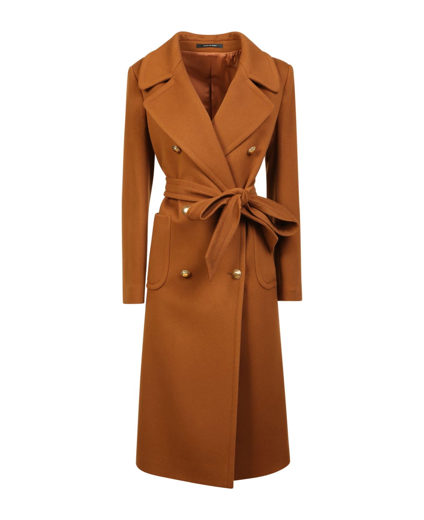 Tagliatore Maureen Double-breasted Coat Light Brown - Brown