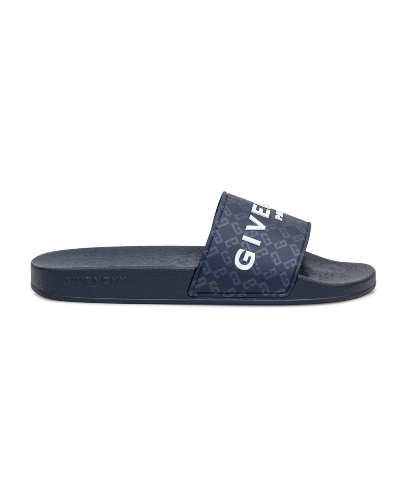 Givenchy Slide Flat Sandals - DARK BLUE