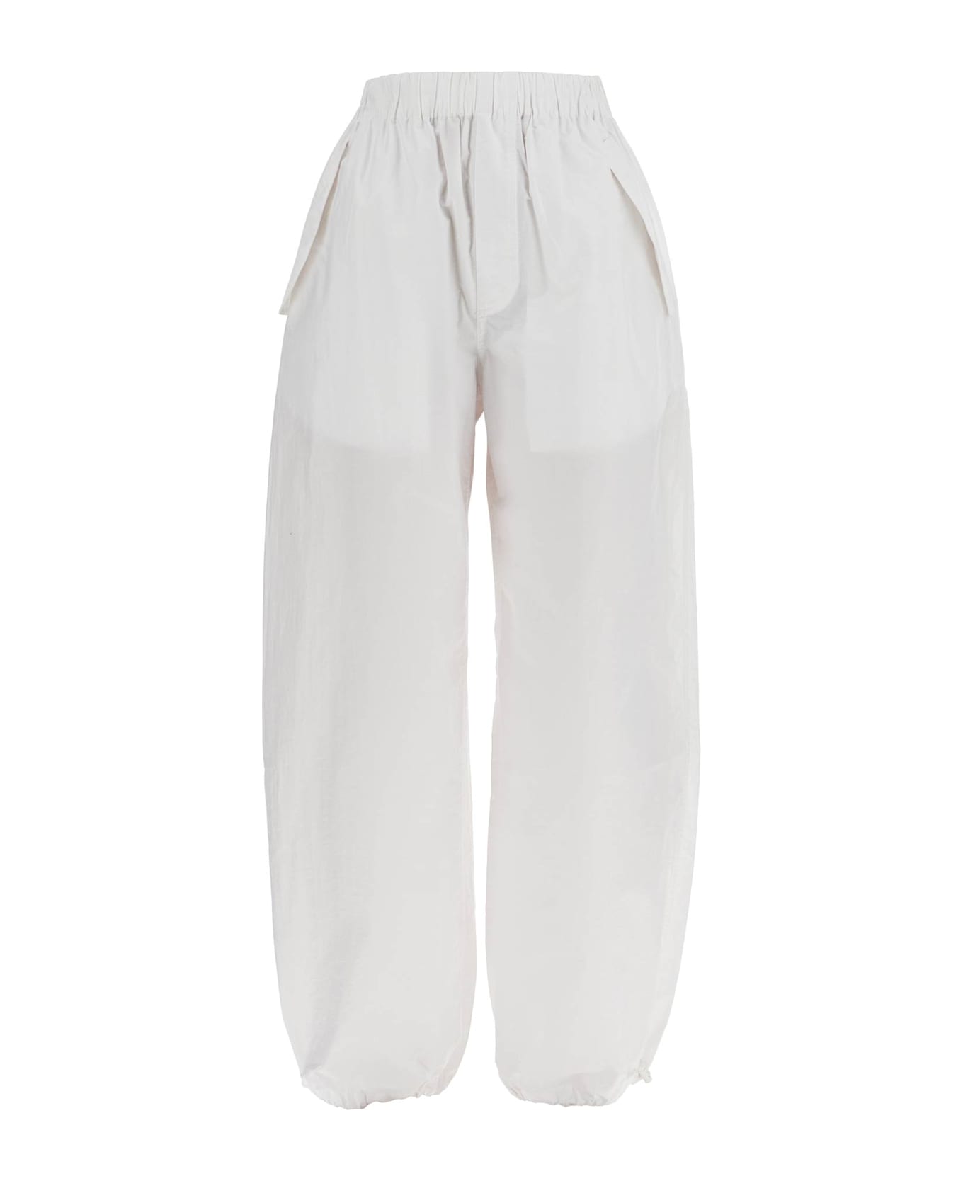 WARDROBE.NYC Parachute Poplin Pants - White ボトムス