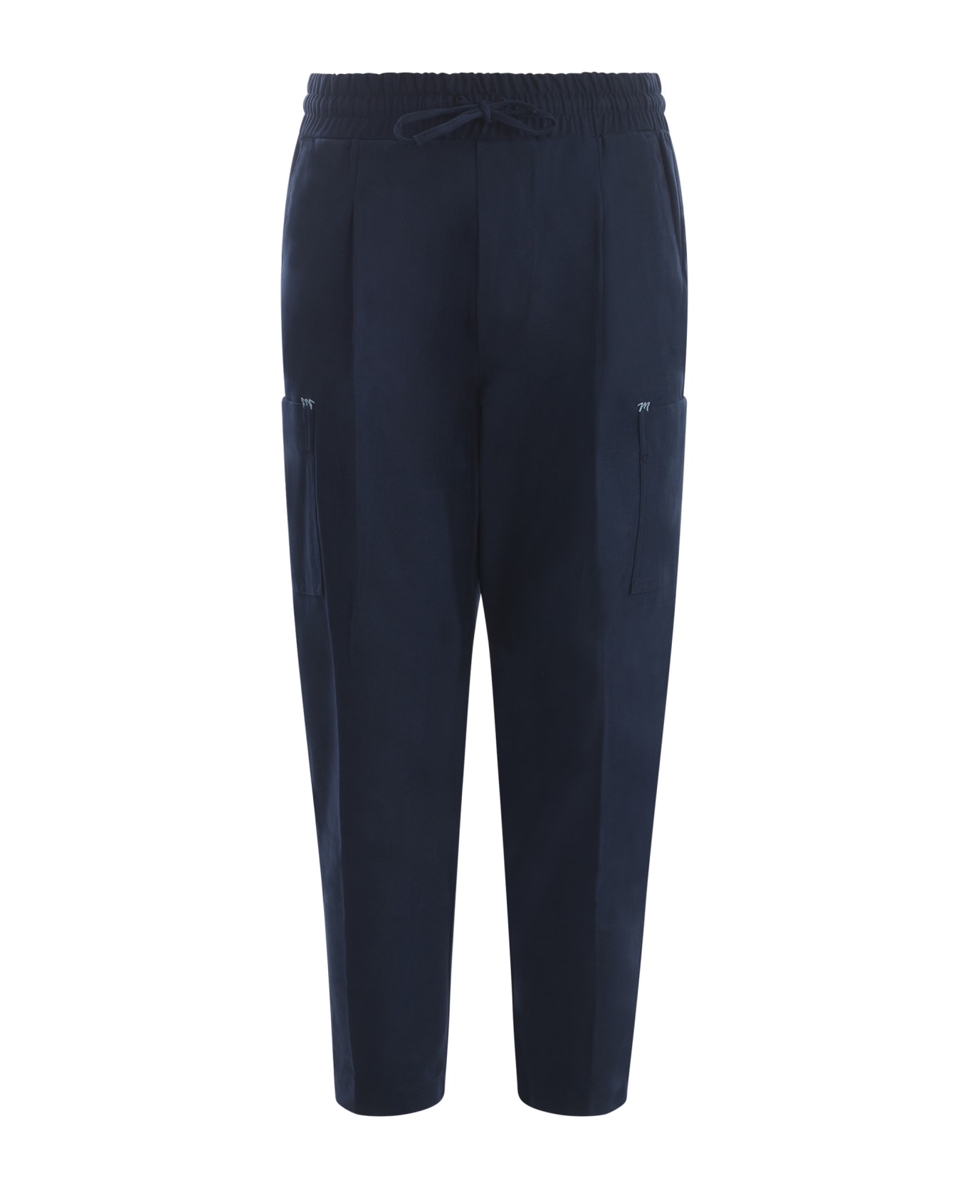 Drôle de Monsieur Trousers Drole De Monsieur "cago" In English Cloth - Blue