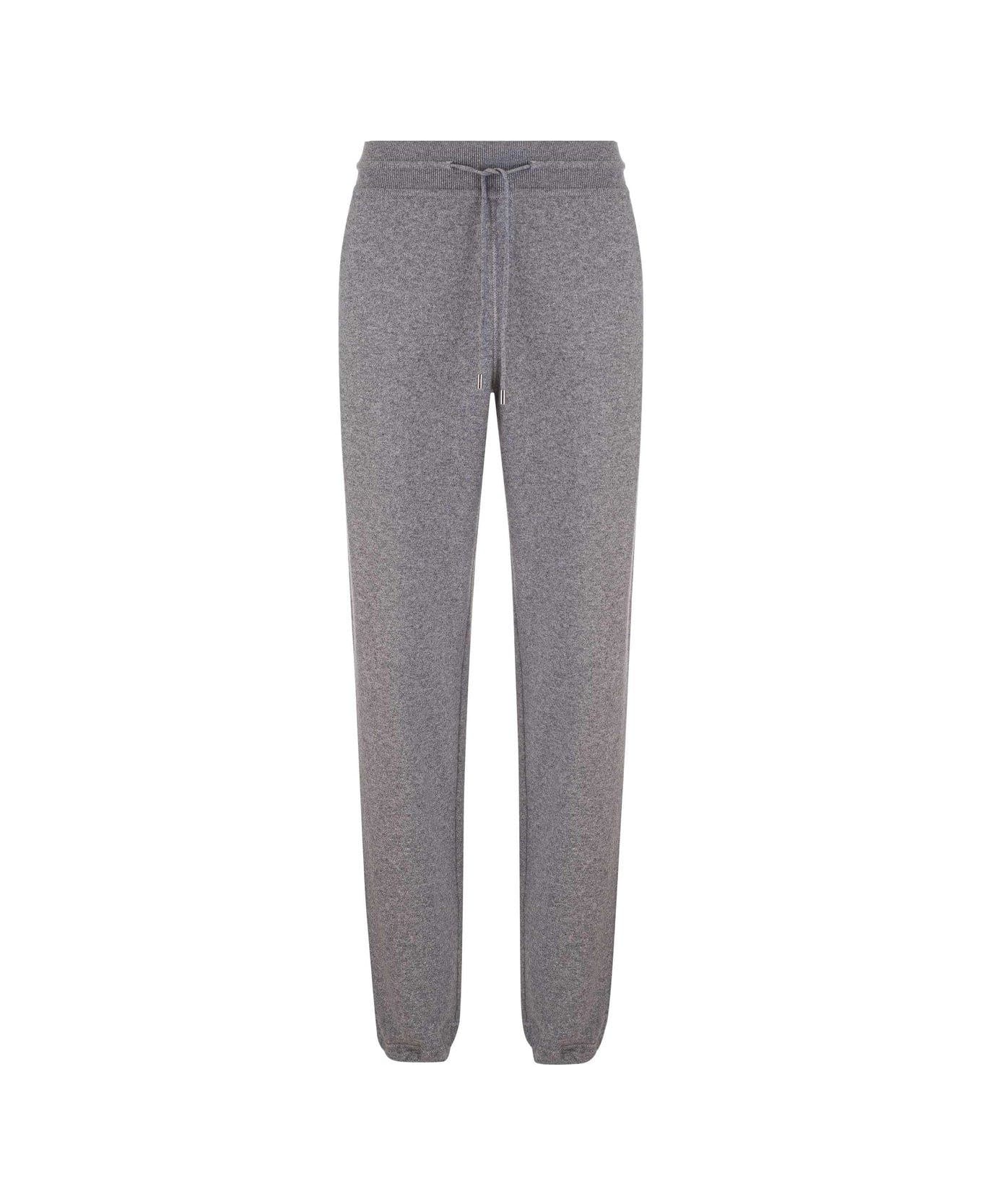 Loro Piana Merano Drawstring Track Trousers - FLANNEL MELANGE