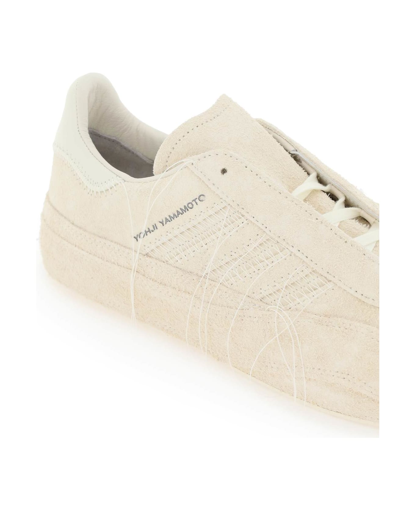 Y-3 Gazelle Ivory Suede Sneakers - White