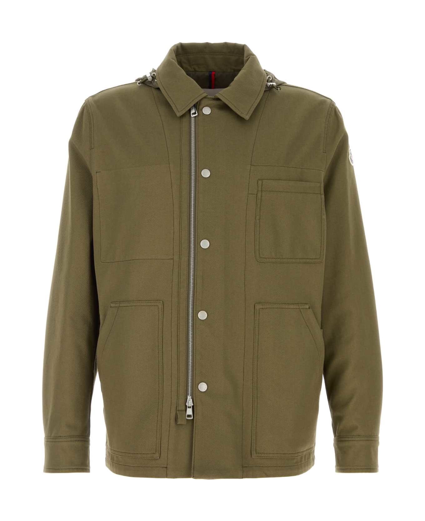 Moncler Army Green Cotton Guerledan Jacket - 81M