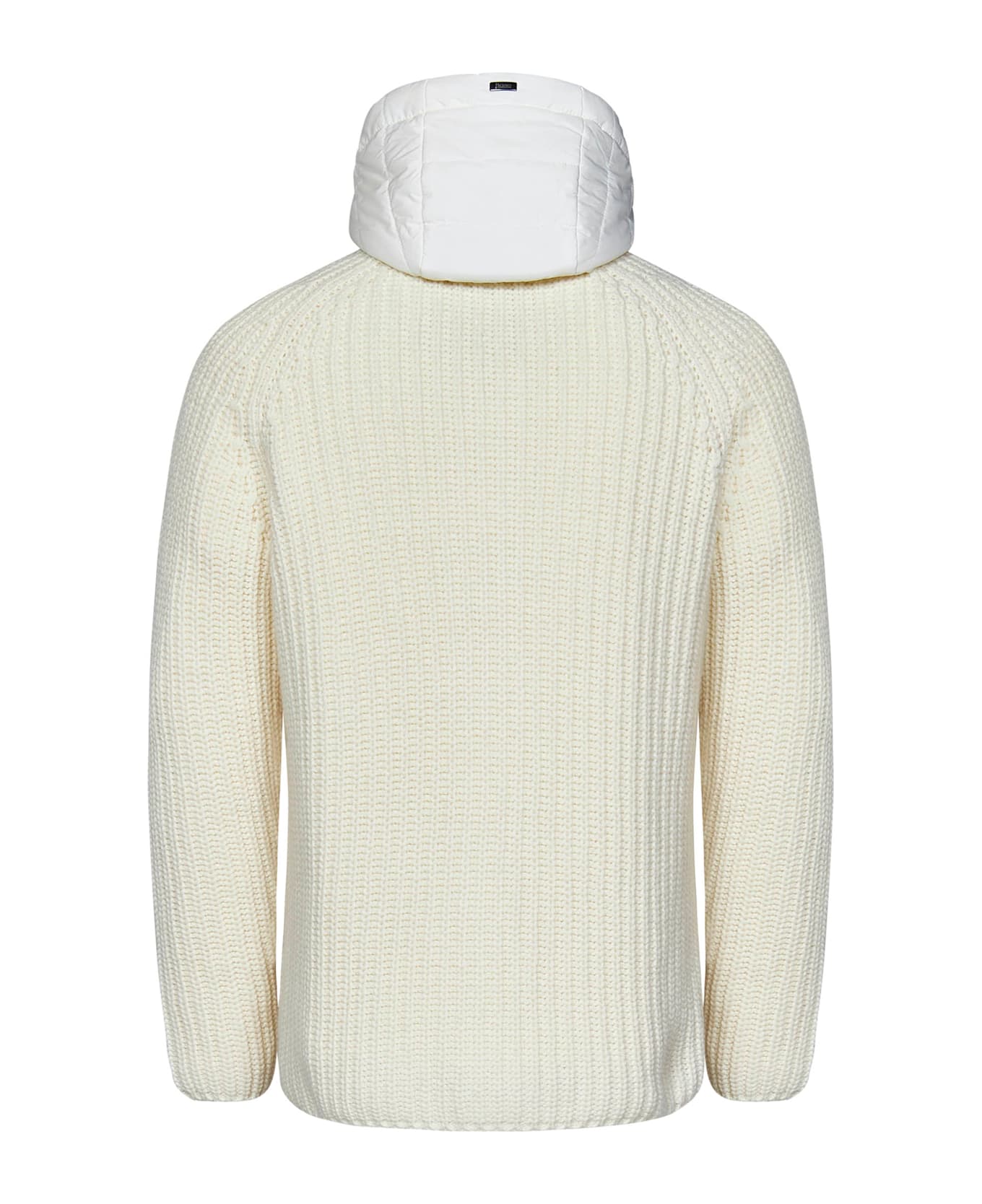 Herno Knitted Bomber Jacket - White