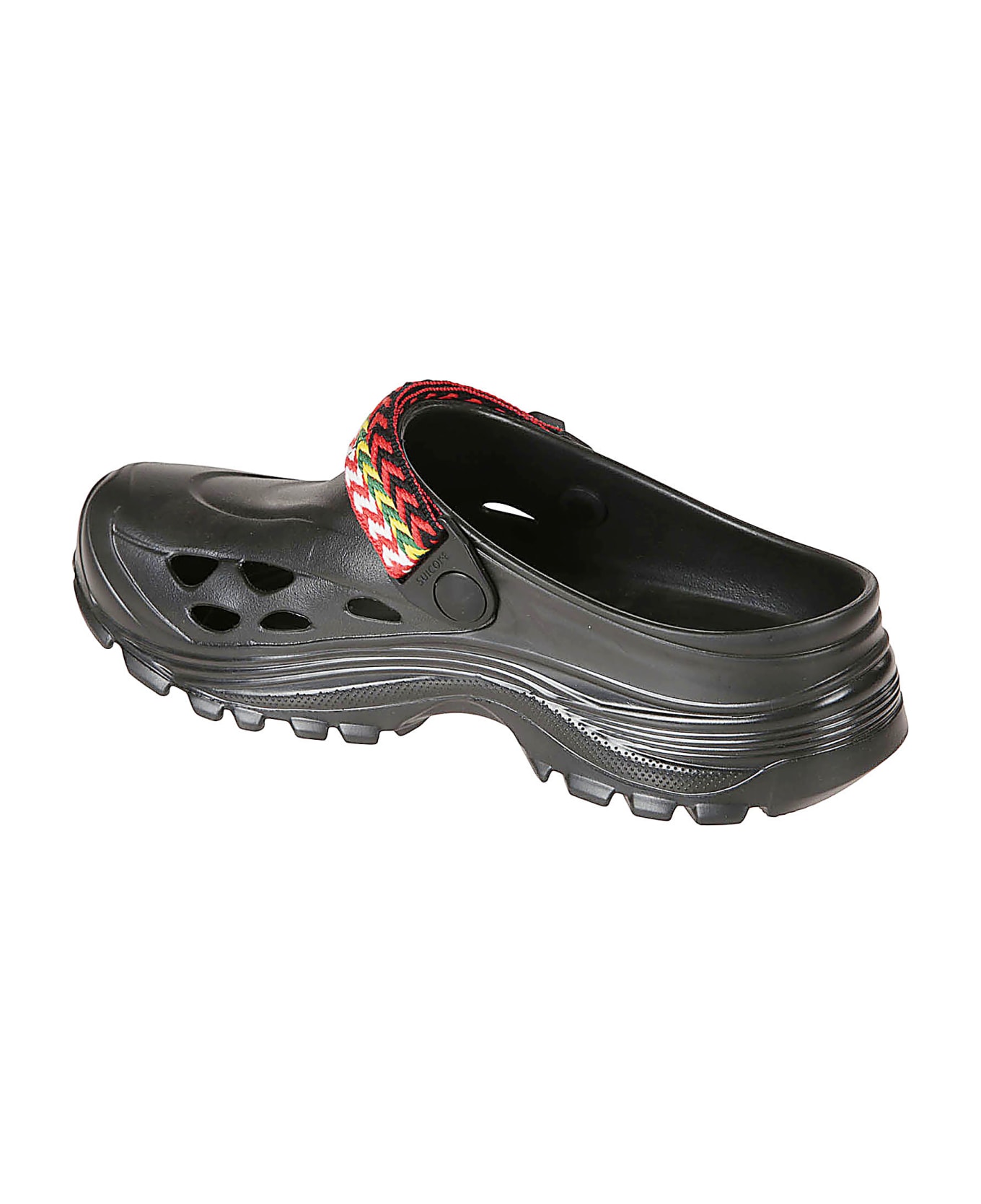 Lanvin Mok Curb Clogs Sandals - Black