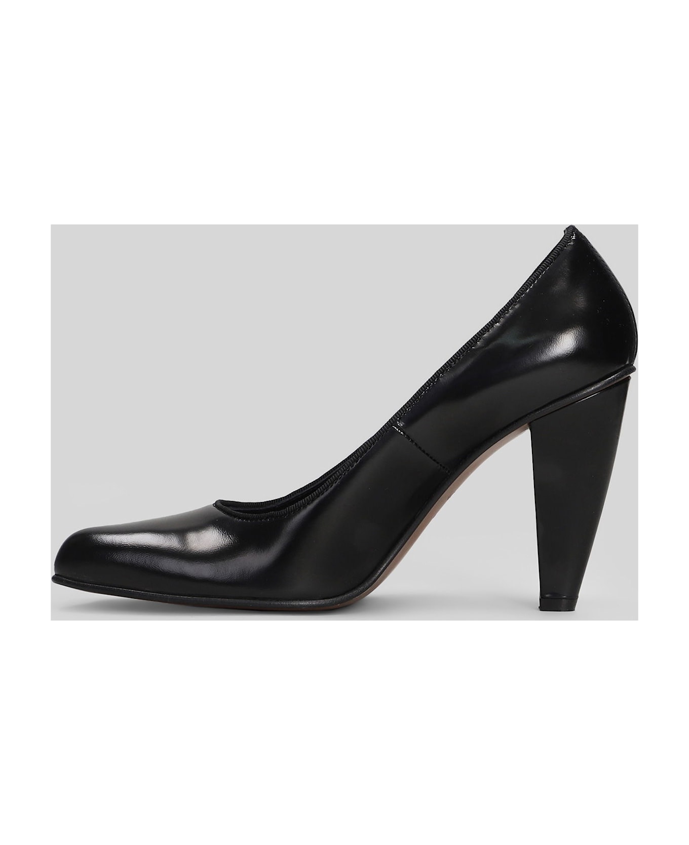 Vivienne Westwood Power Court Pumps In Black Leather - black
