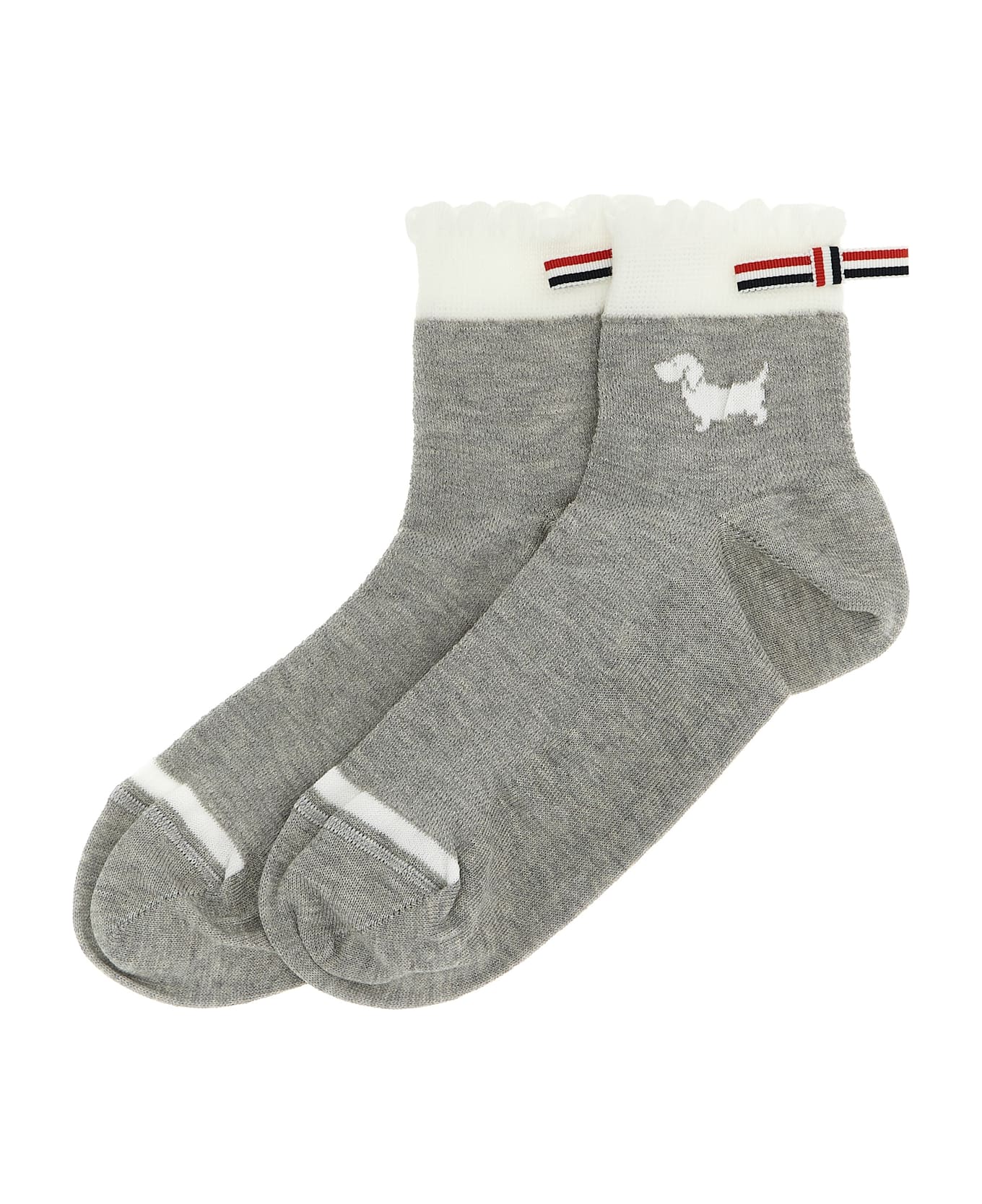 Thom Browne 'hector' Socks - Gray