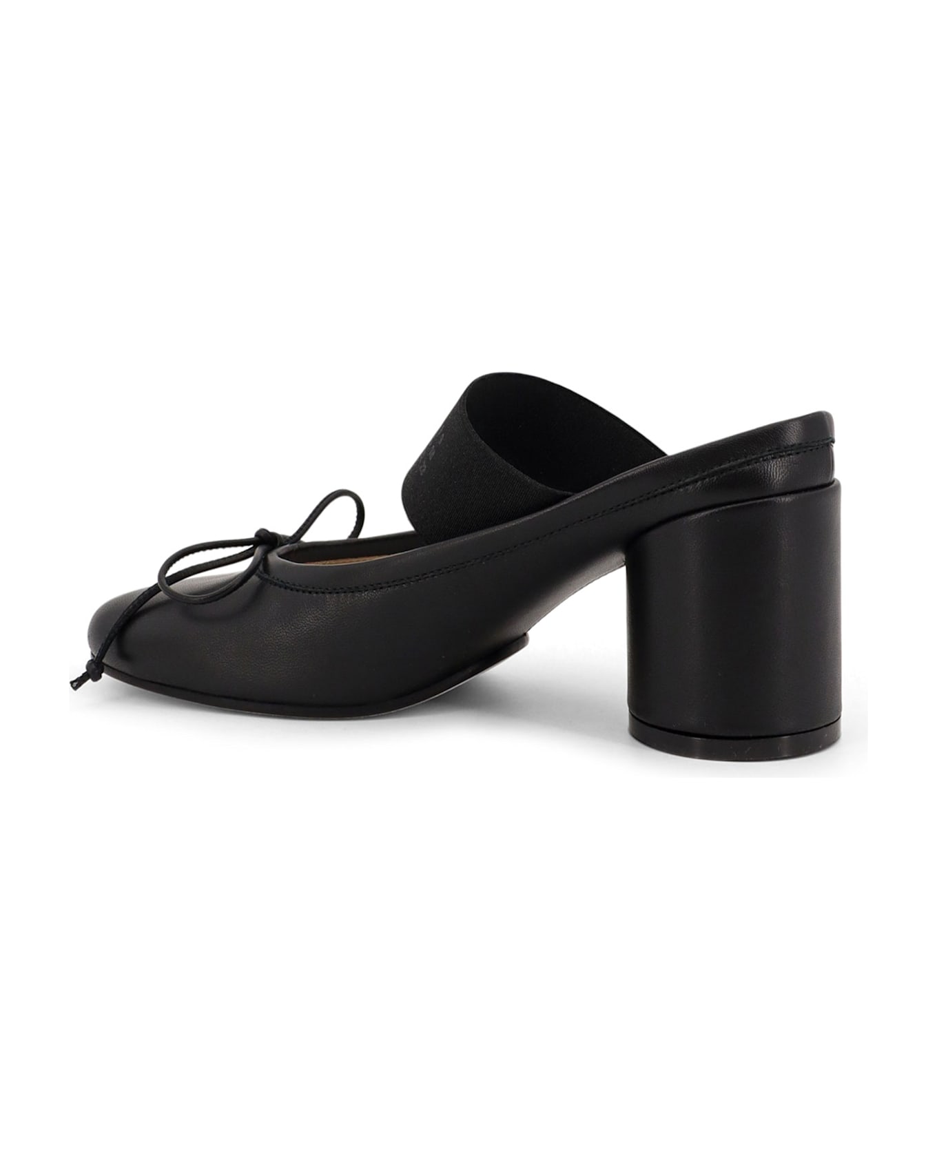 MM6 Maison Margiela Numeric Anatomic Leather Mule - Black