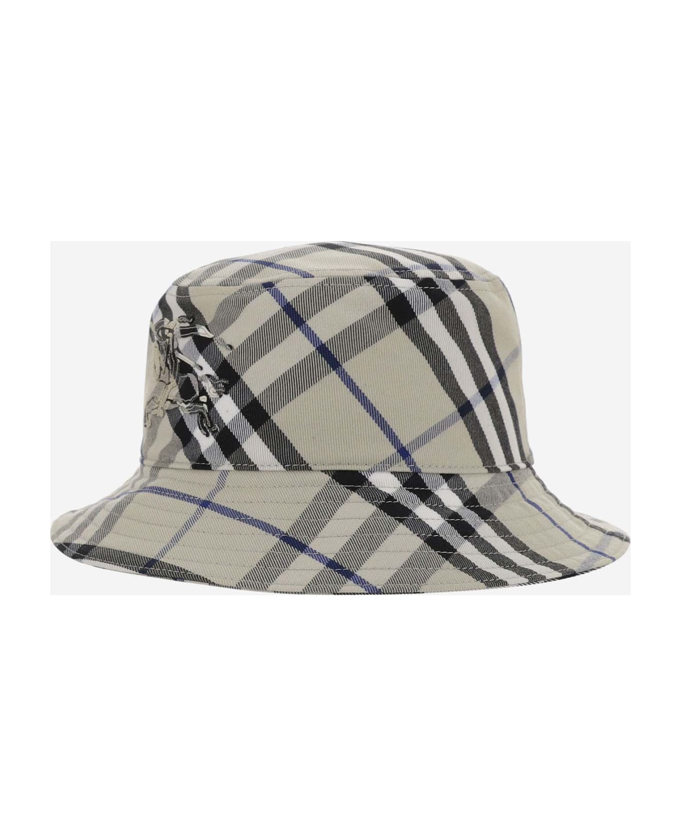 Burberry Cotton Blend Bucket Hat - Red