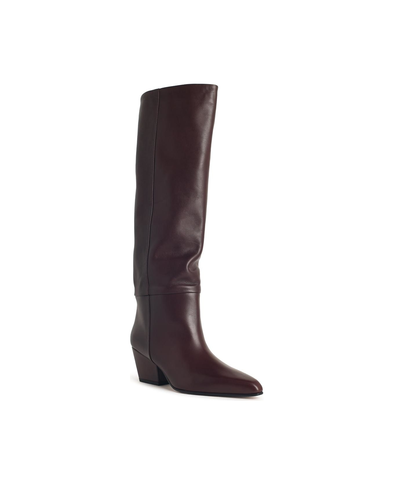 Paris Texas 'jane' Mocha Leather Boots - Brown