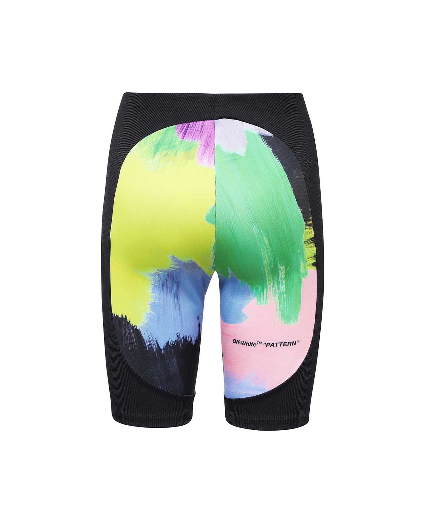 Off-White Logo Print Shorts - black