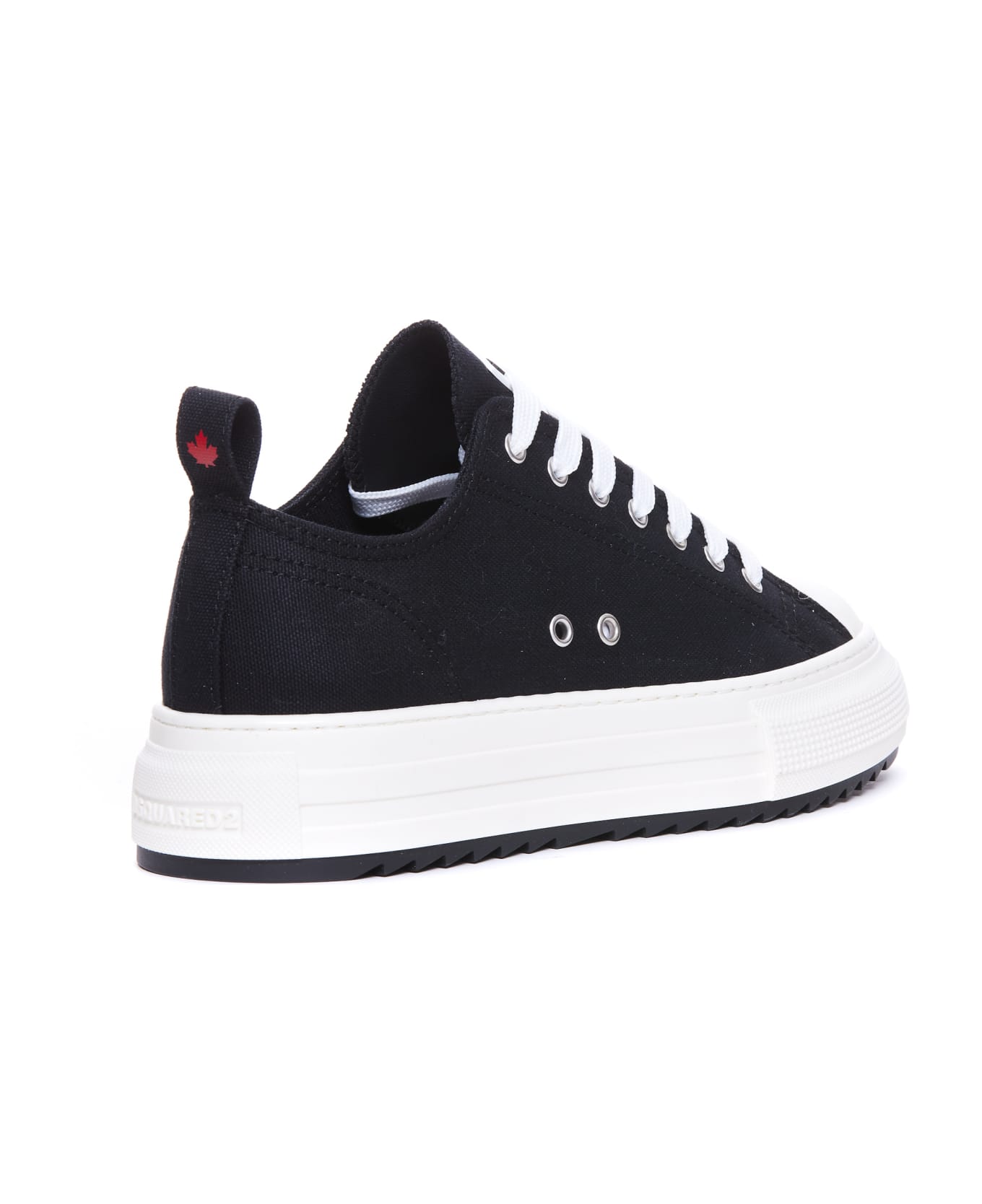 Dsquared2 Berlin Lace-up Low Top Sneakers - Black スニーカー