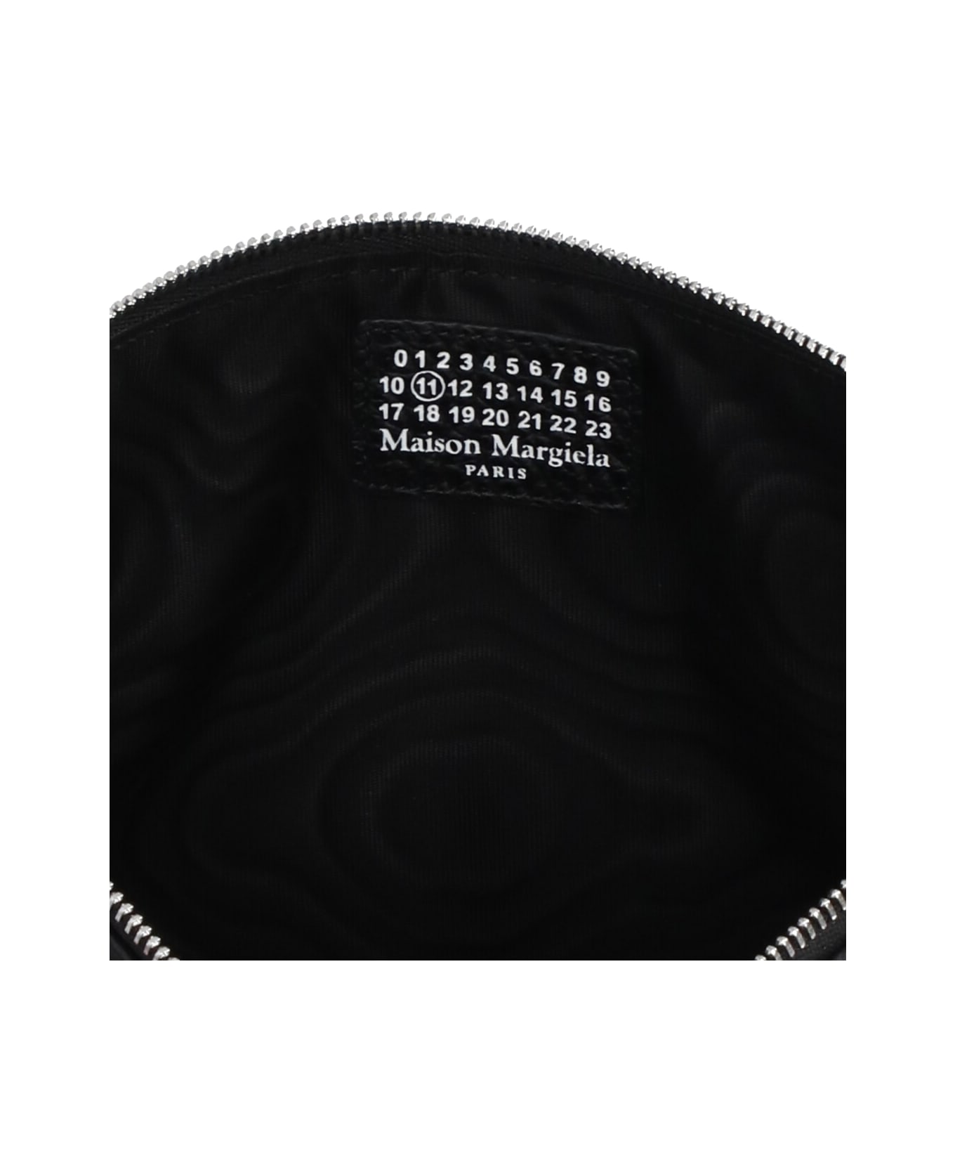 Maison Margiela 'stitching' Logo Clutch Bag - Black