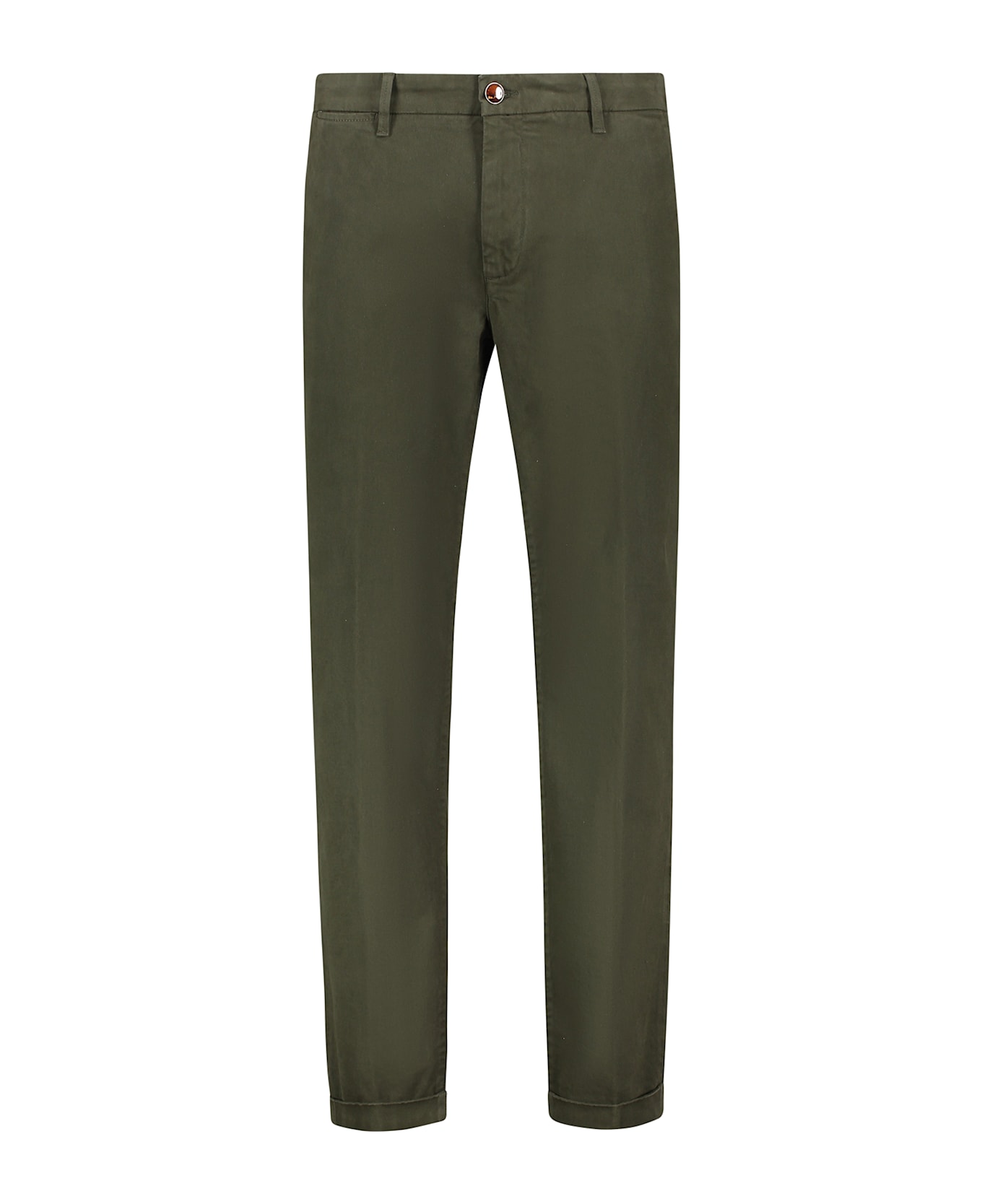 Re-HasH Men's Military Green Trousers - MILITARE