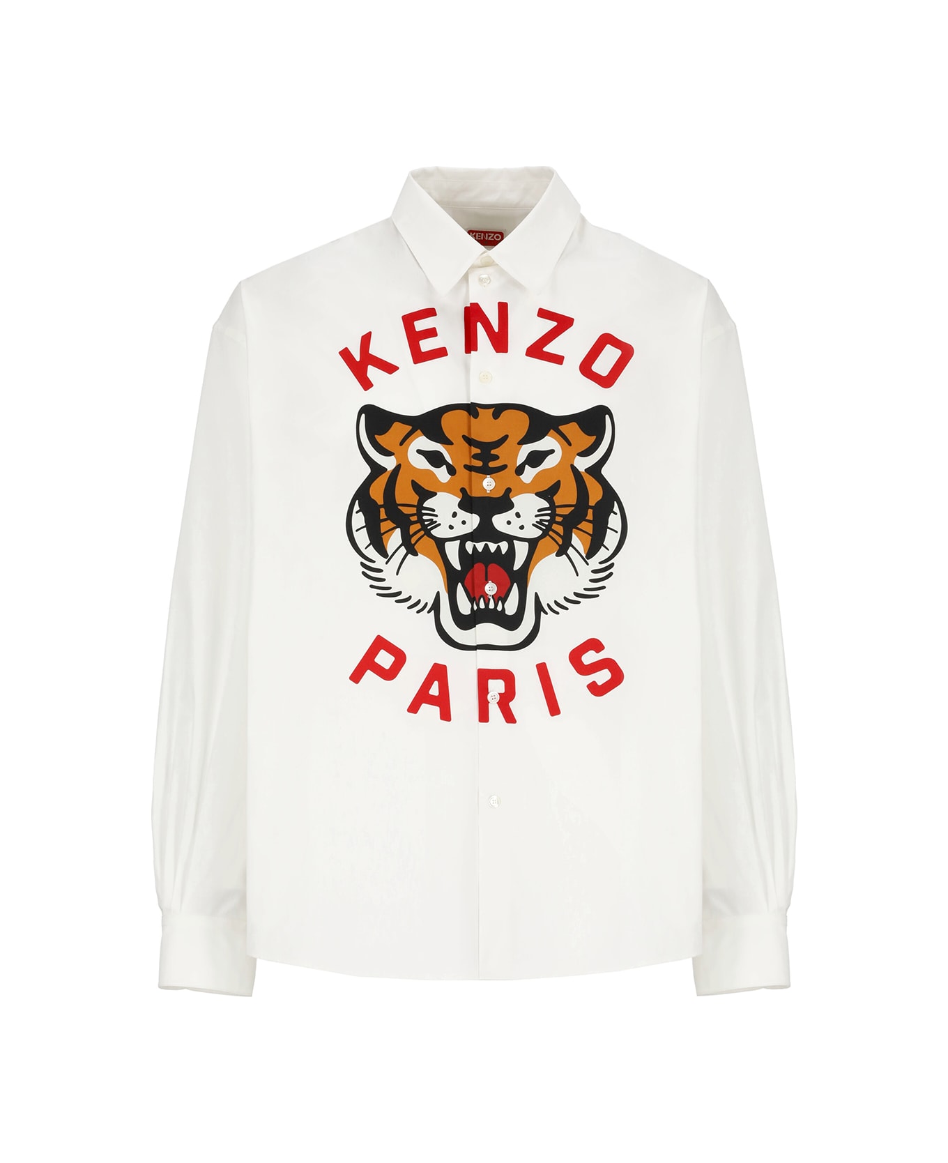 Kenzo Lucky Tiger Shirt - White シャツ