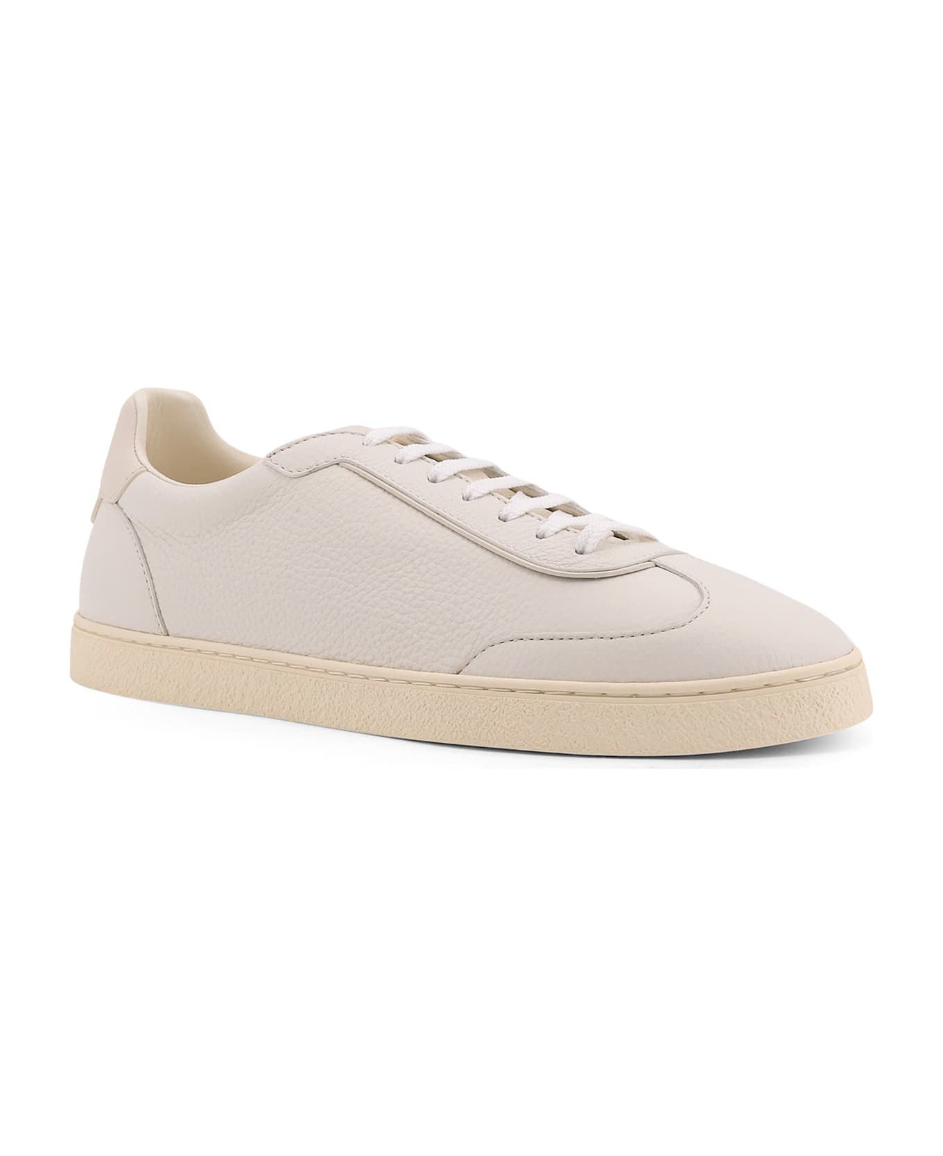 Brunello Cucinelli Leather Sneakers - White
