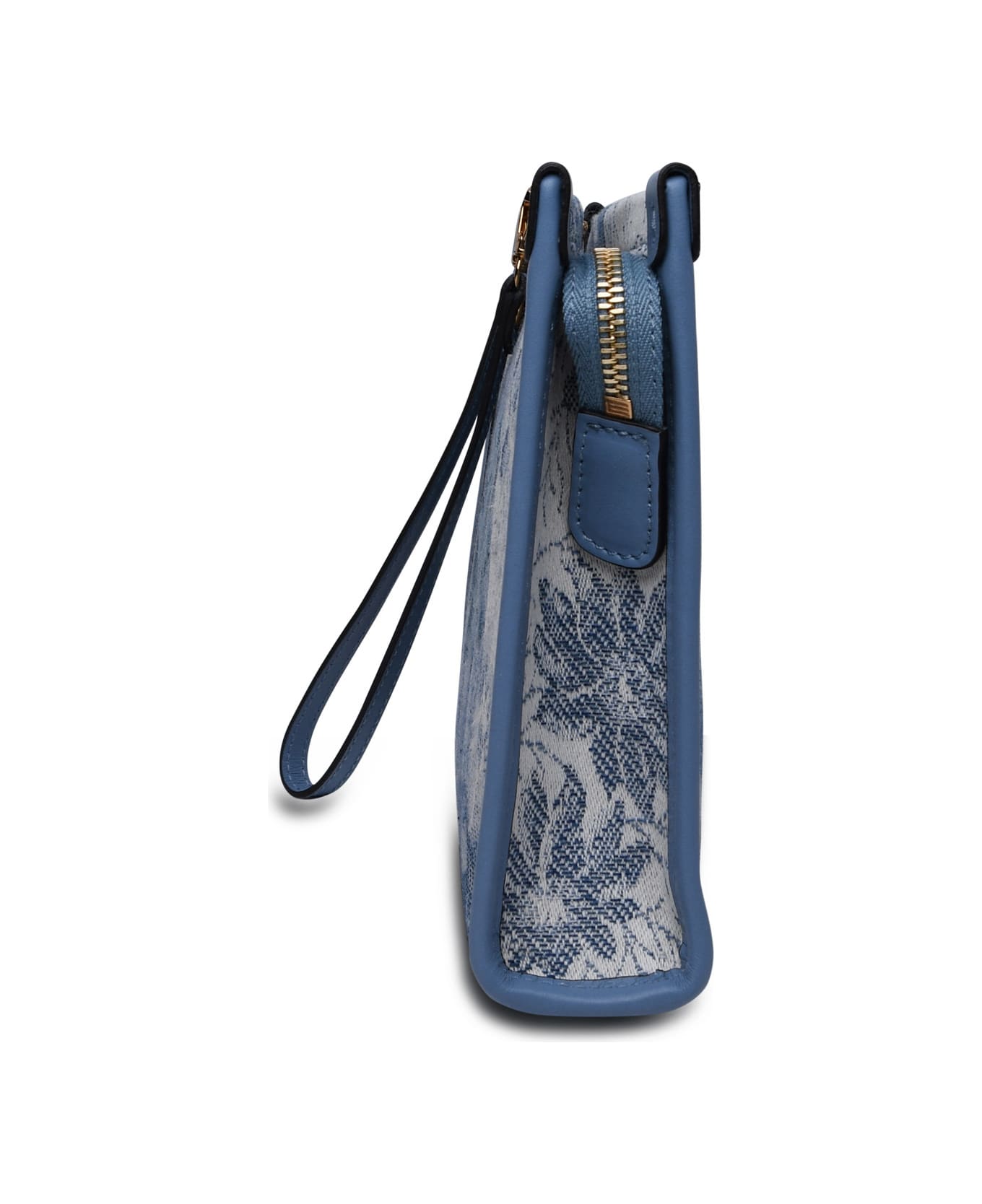 Etro Two-tone Fabric Clutch Bag - BLUE