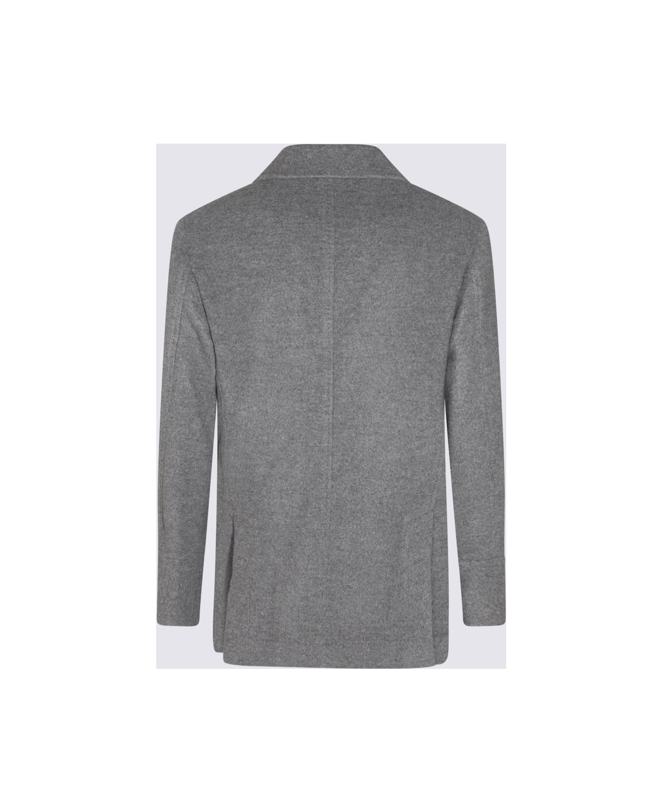 Brunello Cucinelli Grey Wool Down Jacket