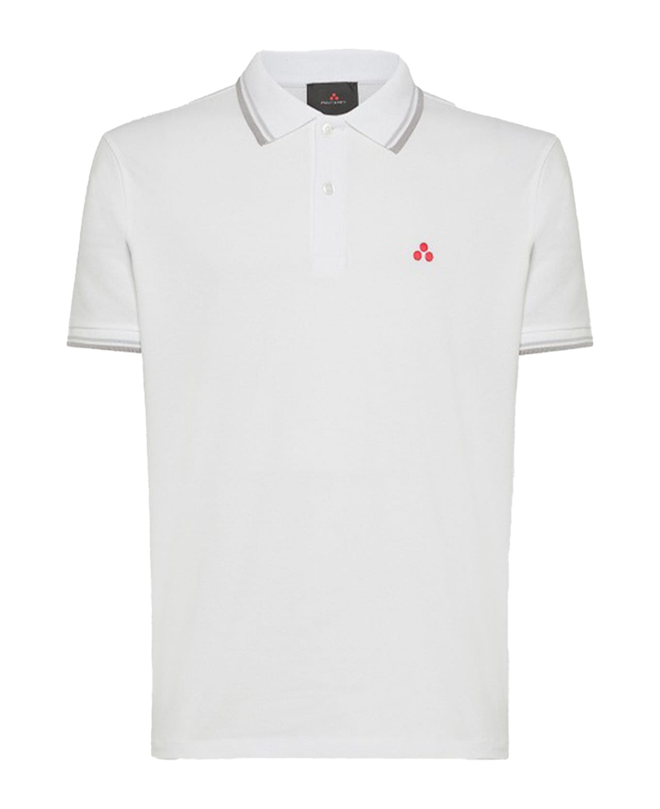 Peuterey White Short-sleeved Polo Shirt - BIANCO