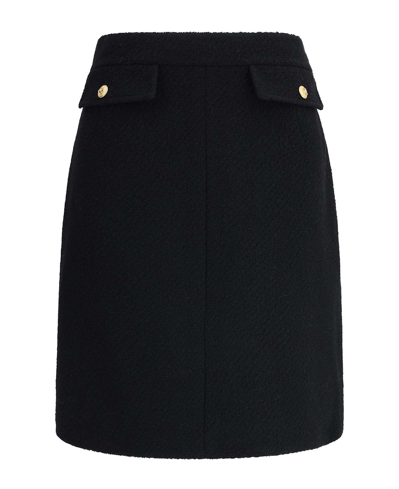 Chloé Bouclé Wool Midi Skirt