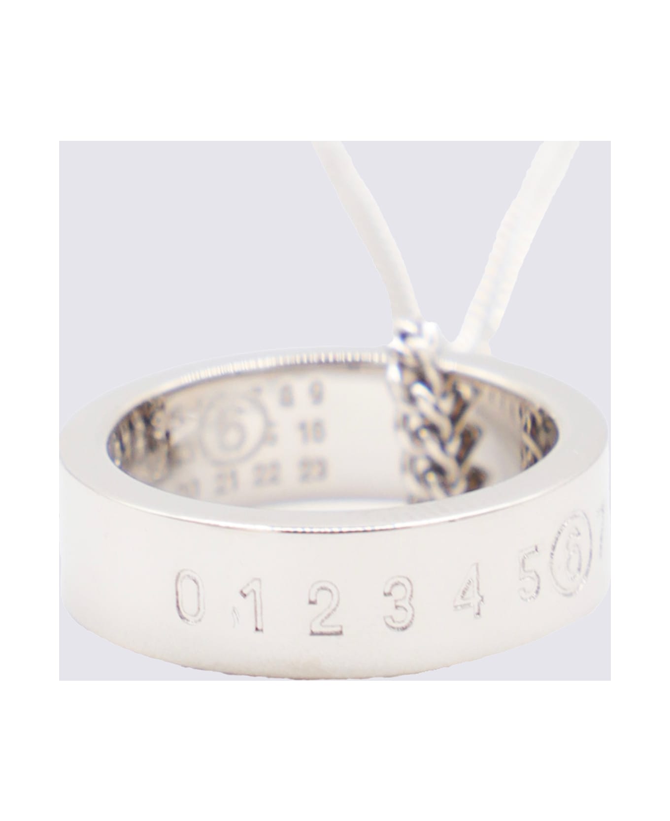 MM6 Maison Margiela Silver Metal Necklace - PALLADIO