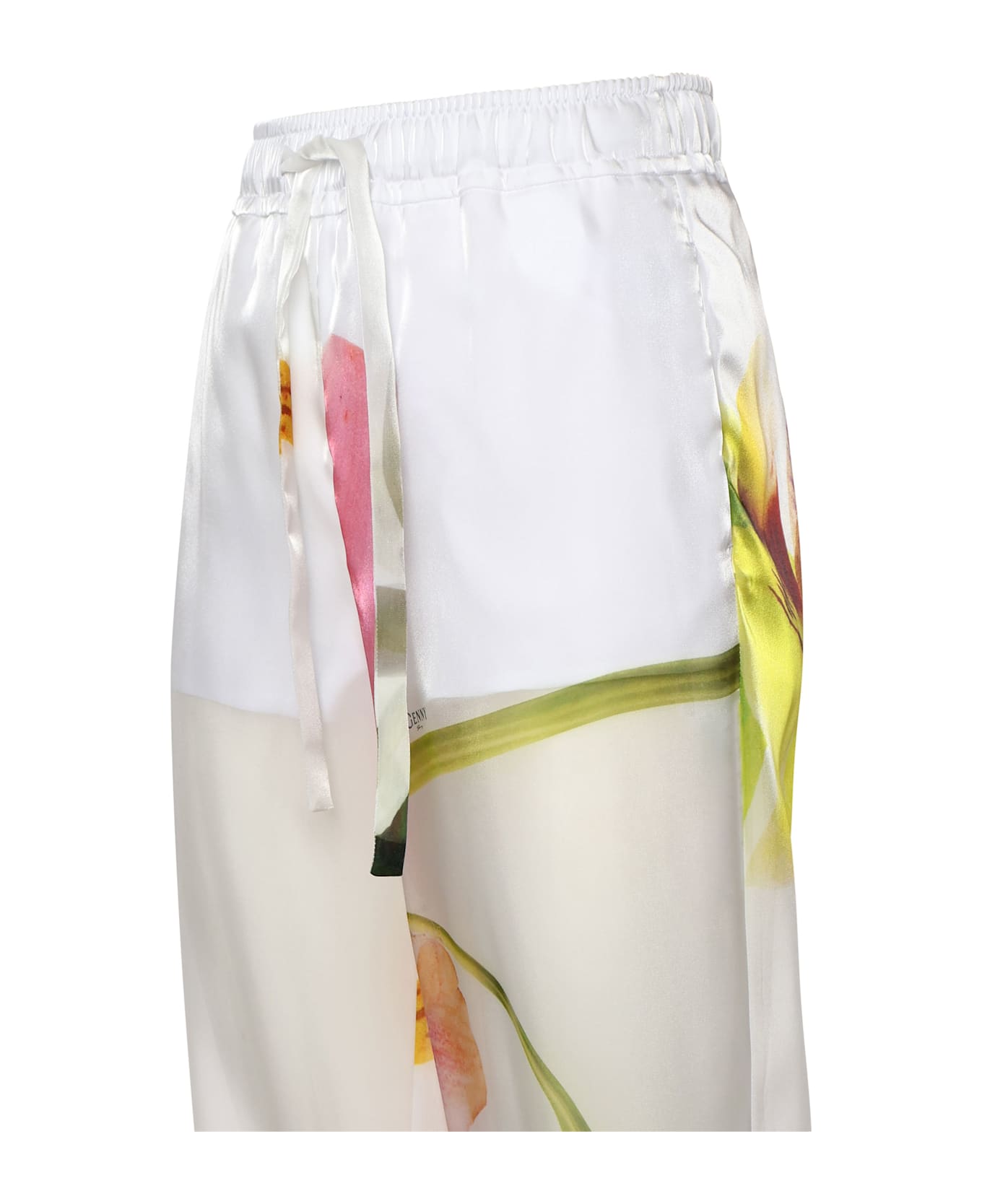 Genny Drawstring Trousers - White