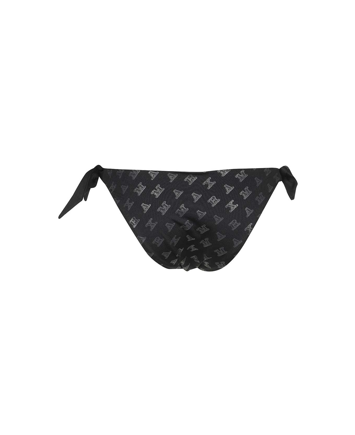 Max Mara Tie Side Bikini Hipster - black