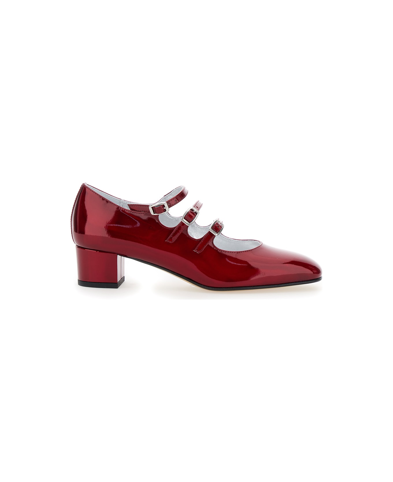 Carel 
kira 24 Reflex
 Red Pumps With Straps In Patent Leather Woman - Red