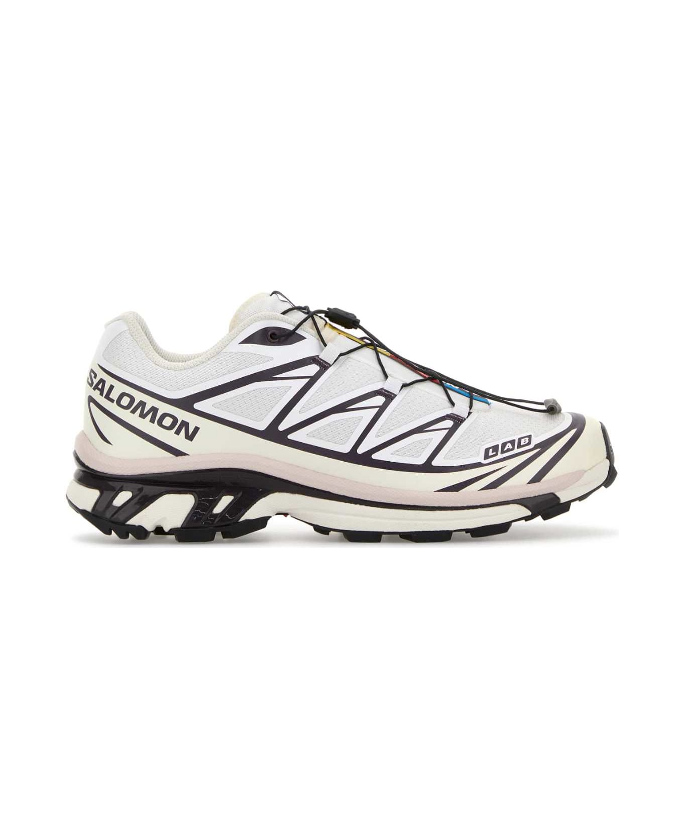 Salomon Two-tone Mesh And Fabric Xt-6 Sneakers - WHIVANICEPLUMPER