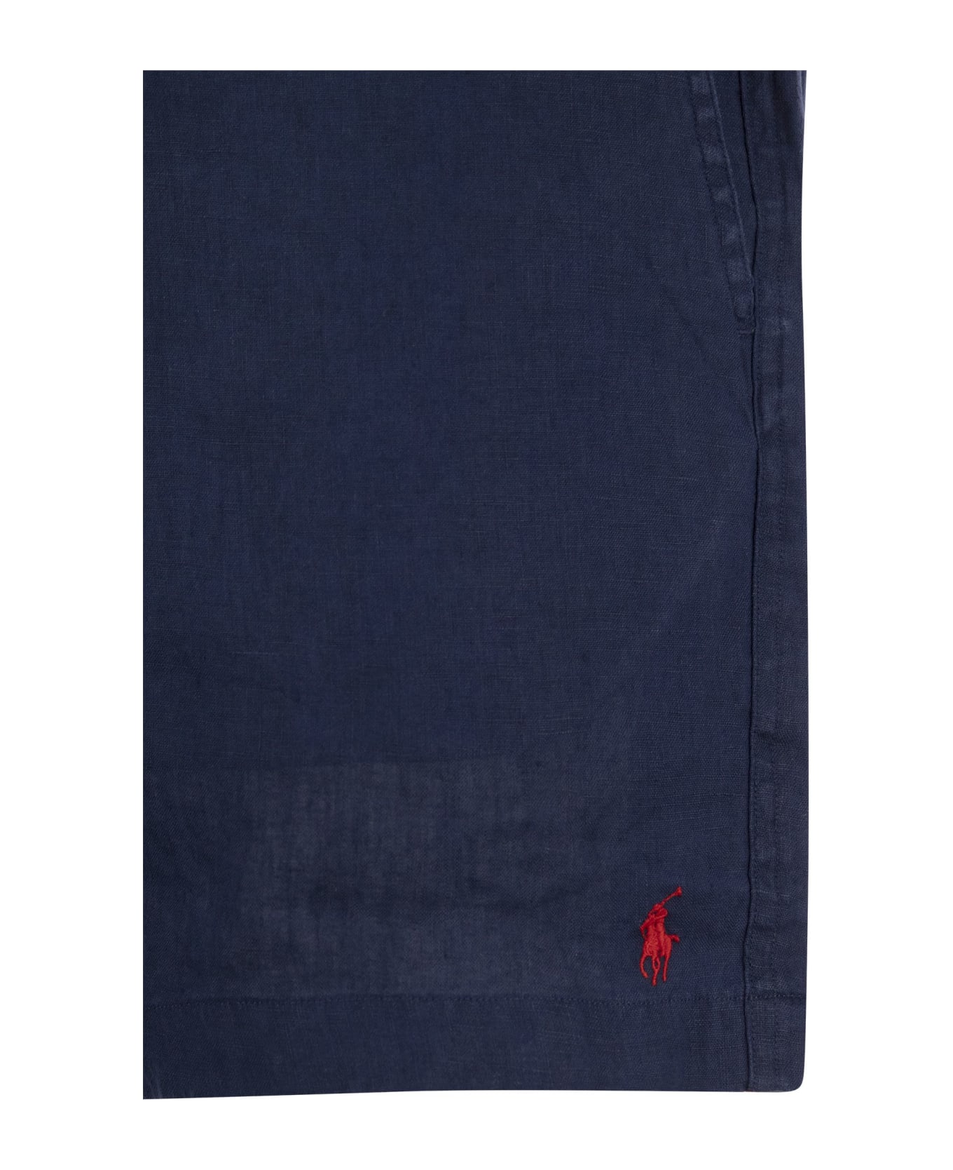 Polo Ralph Lauren Linen Prepster Polo Shorts - Navy