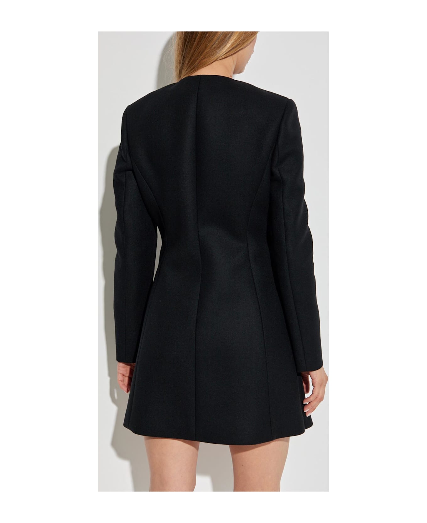 Versace Wool Coat - BLACK