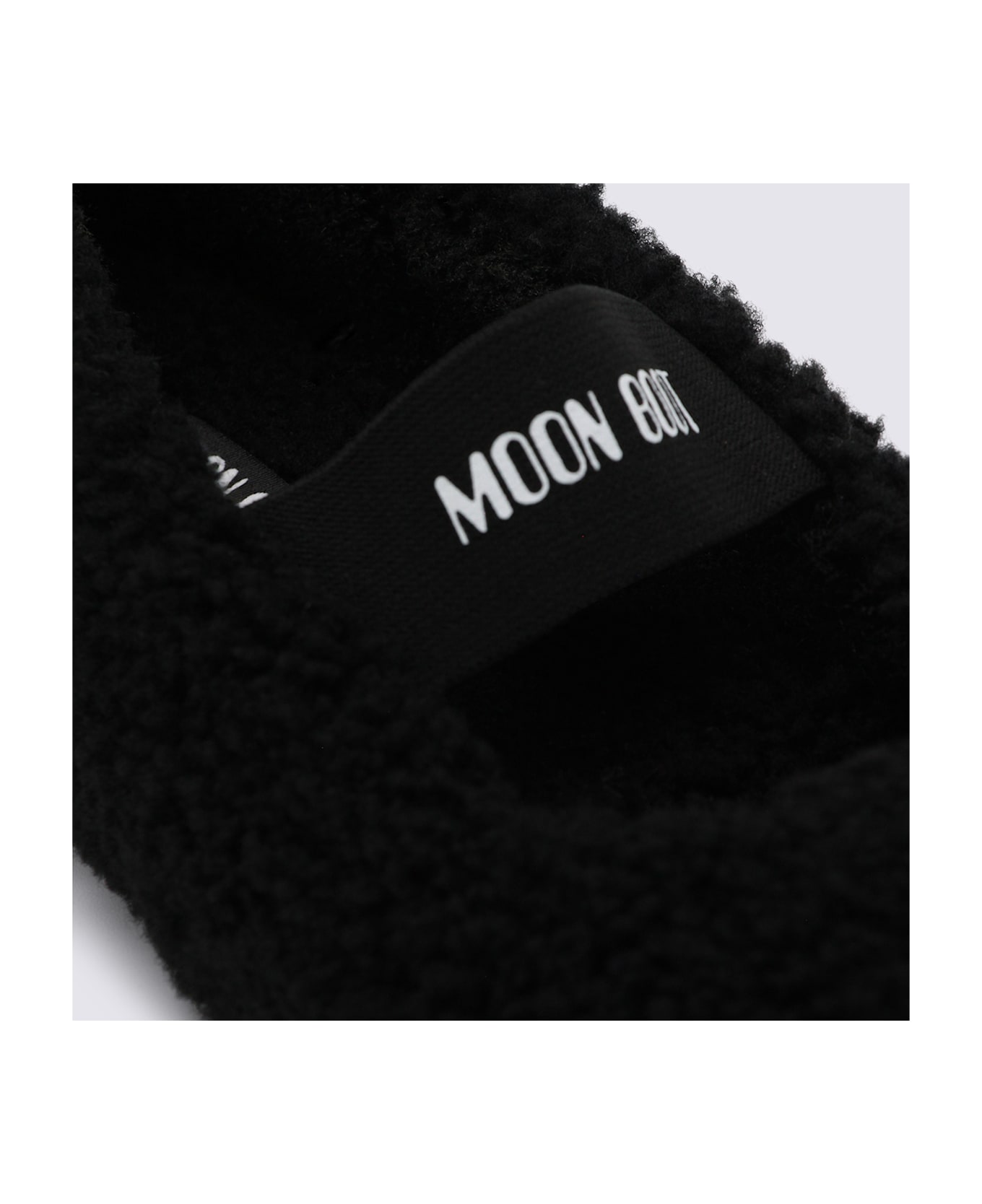 Moon Boot Black Flats - Black