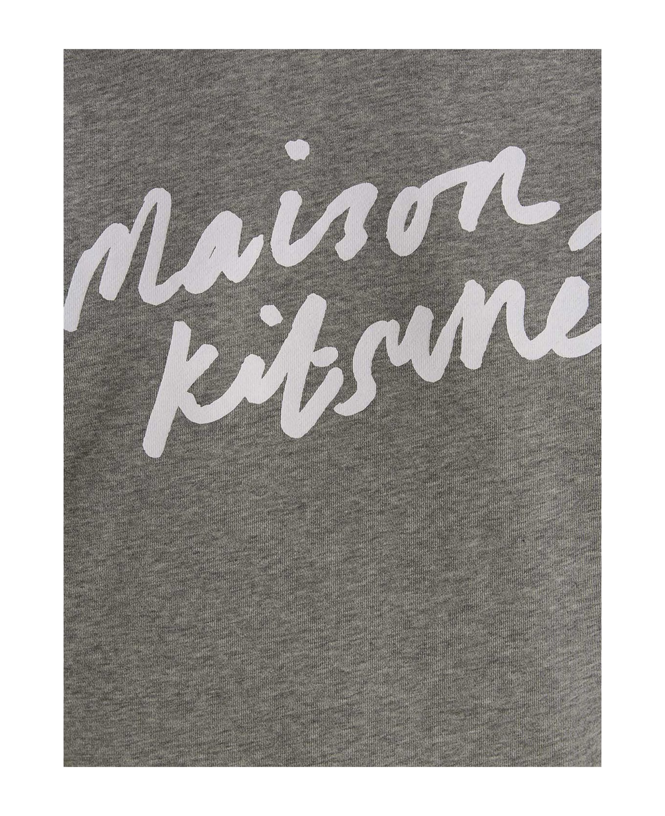 Maison Kitsuné Logo Sweatshirt - Gray