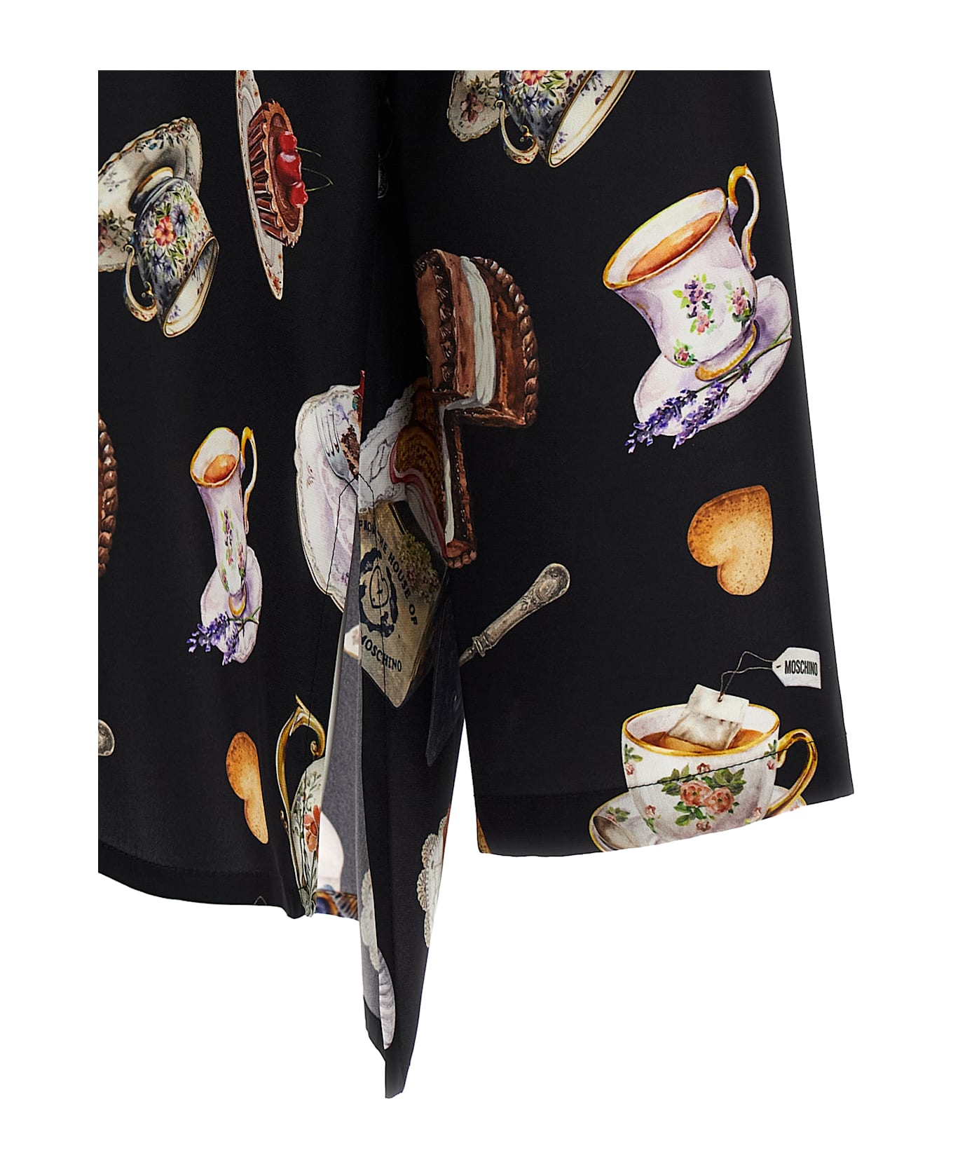 Moschino 
tea Time
 Print Shirt - Multicolor